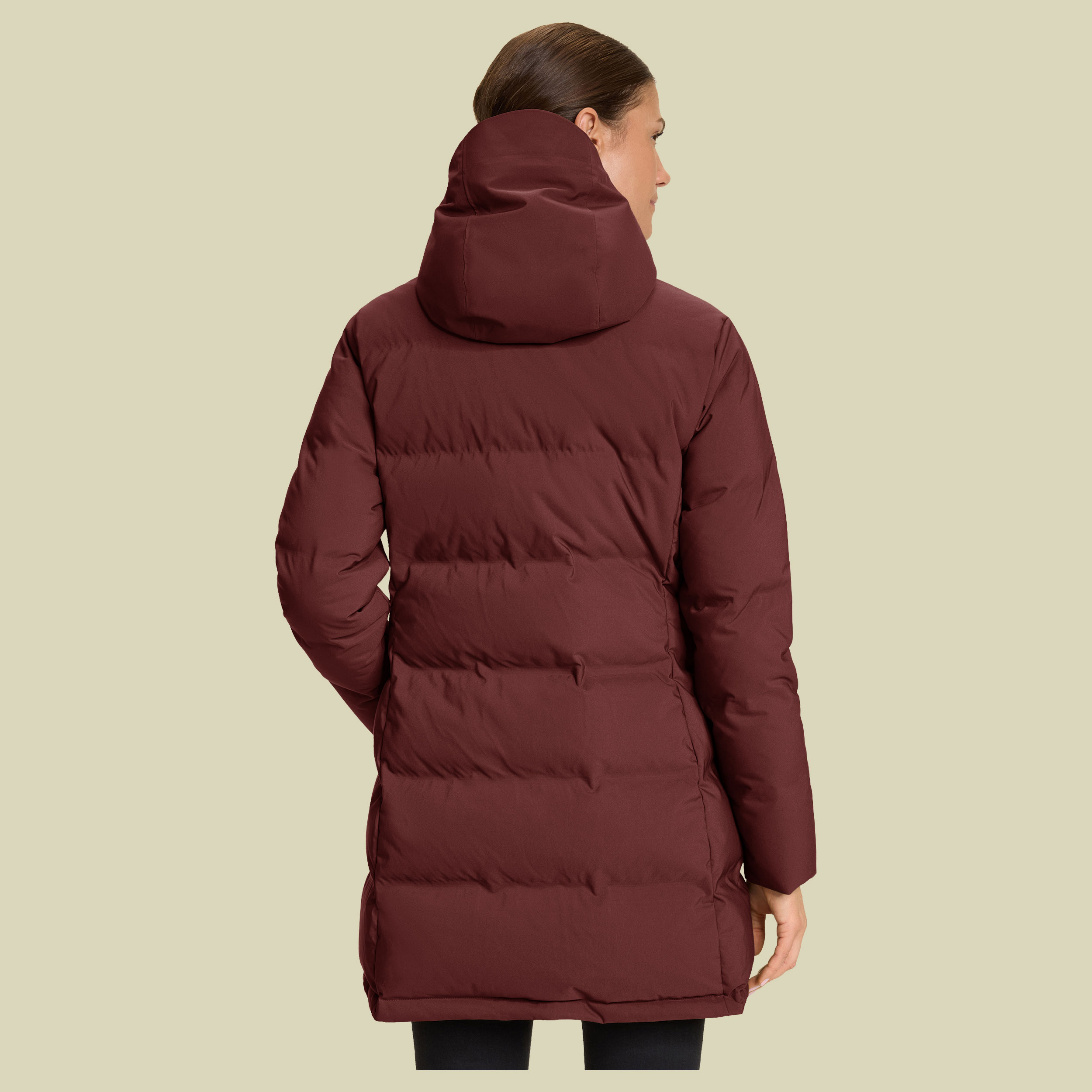 Aukea W's Bonded Down Coat S madder brown