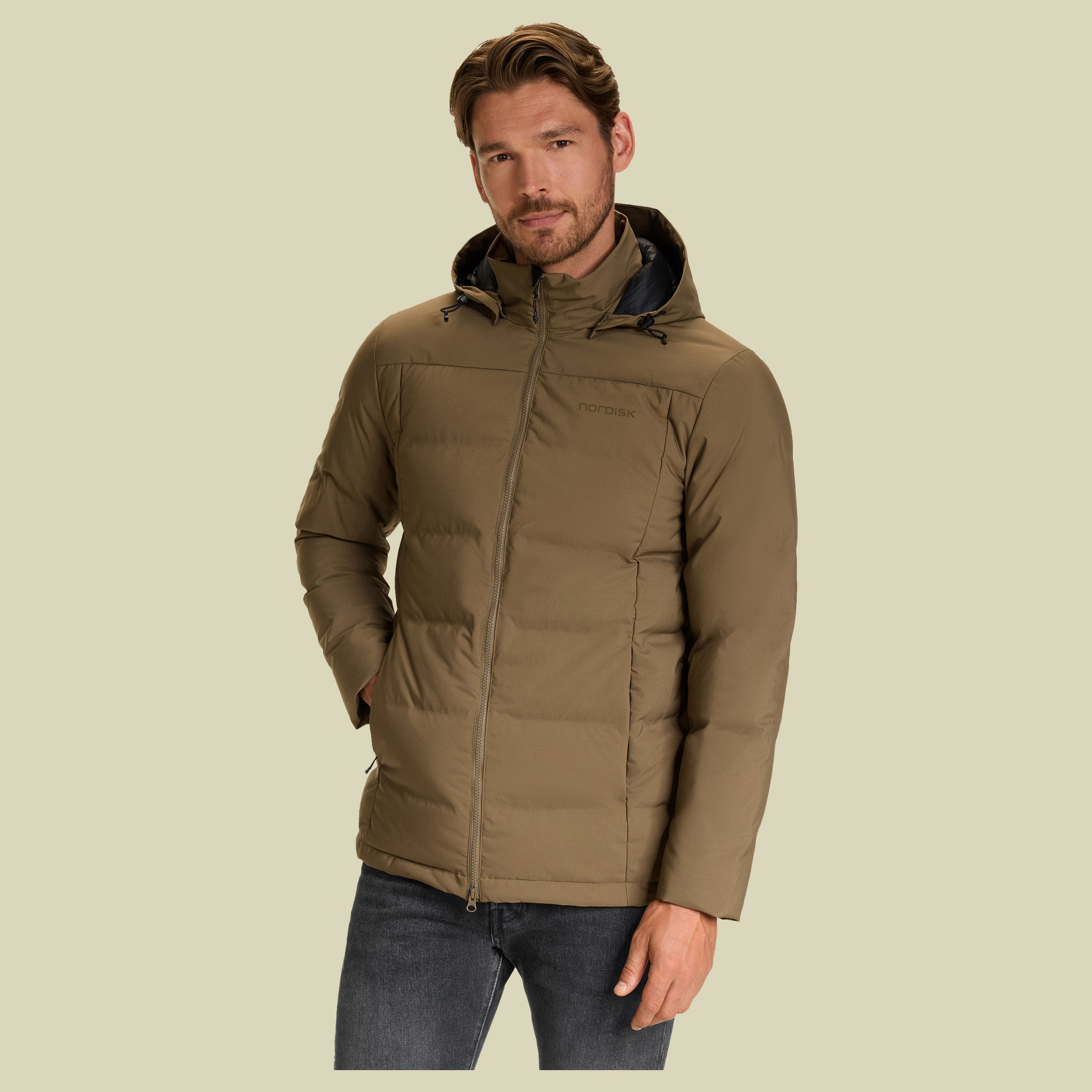 Akkarvik Bonded Down Jacket Men braun XL - capers