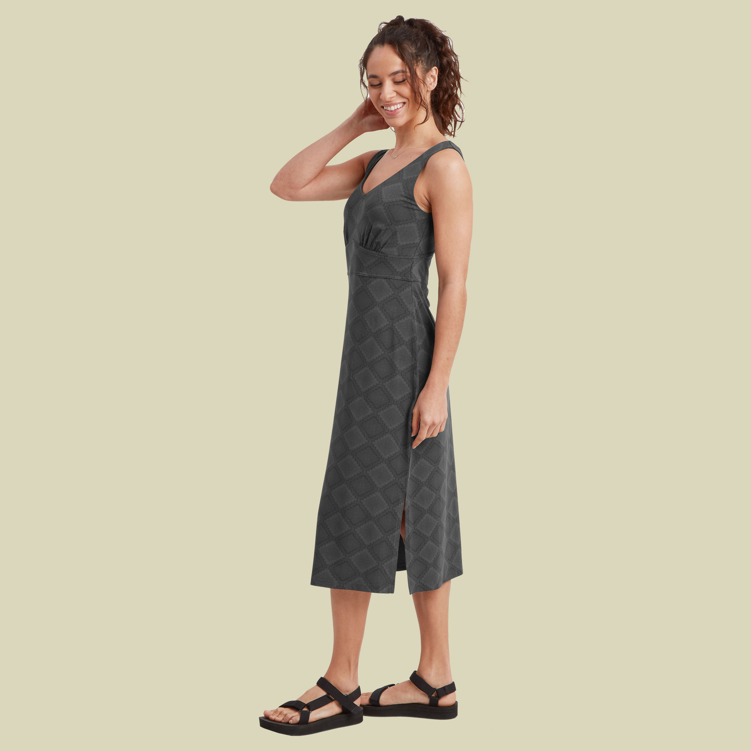 Neha Midi Dress Women schwarz XL - Farbe black barely there