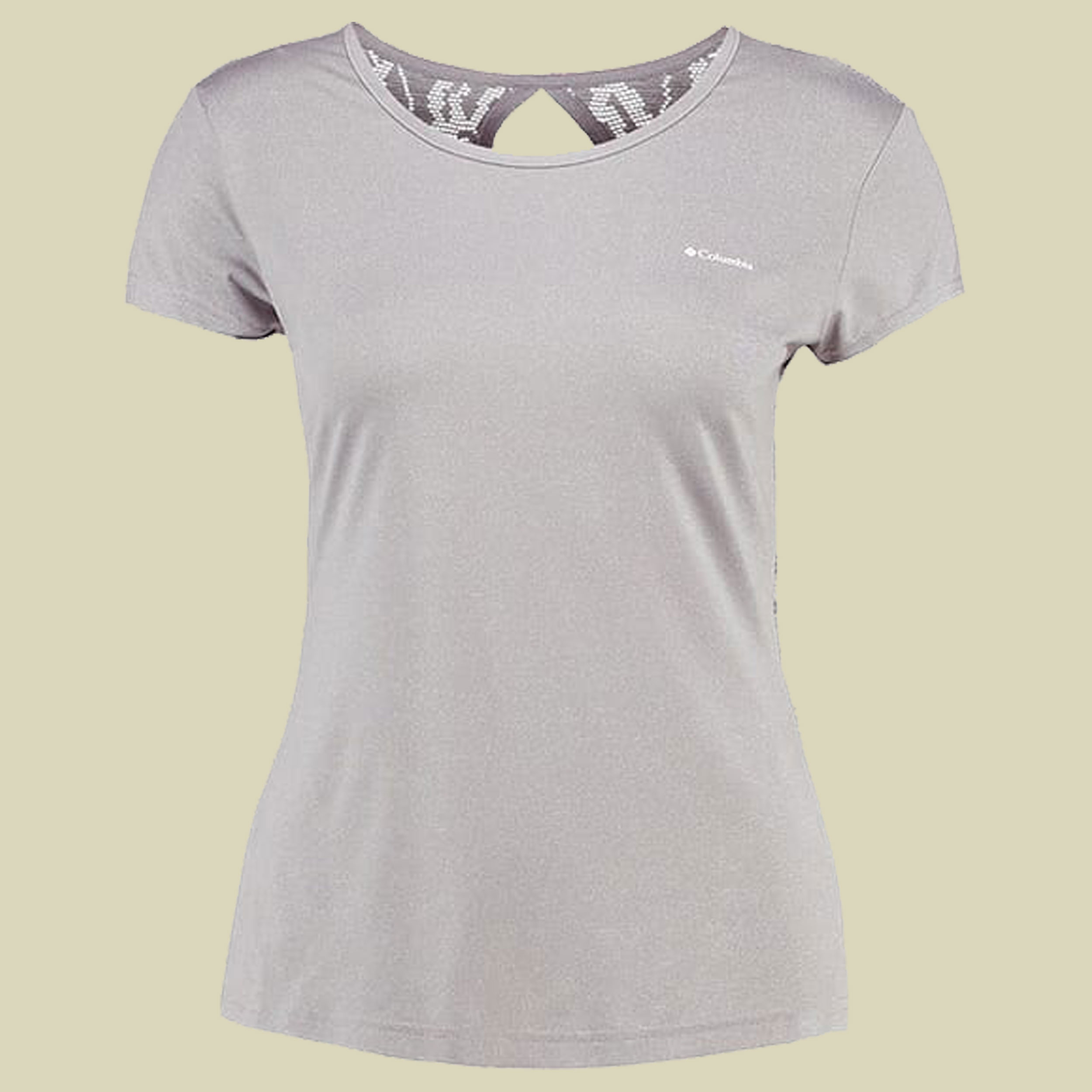 Peak to Point Novelty Short Sleeve Shirt Women  Größe S Farbe columbia grey