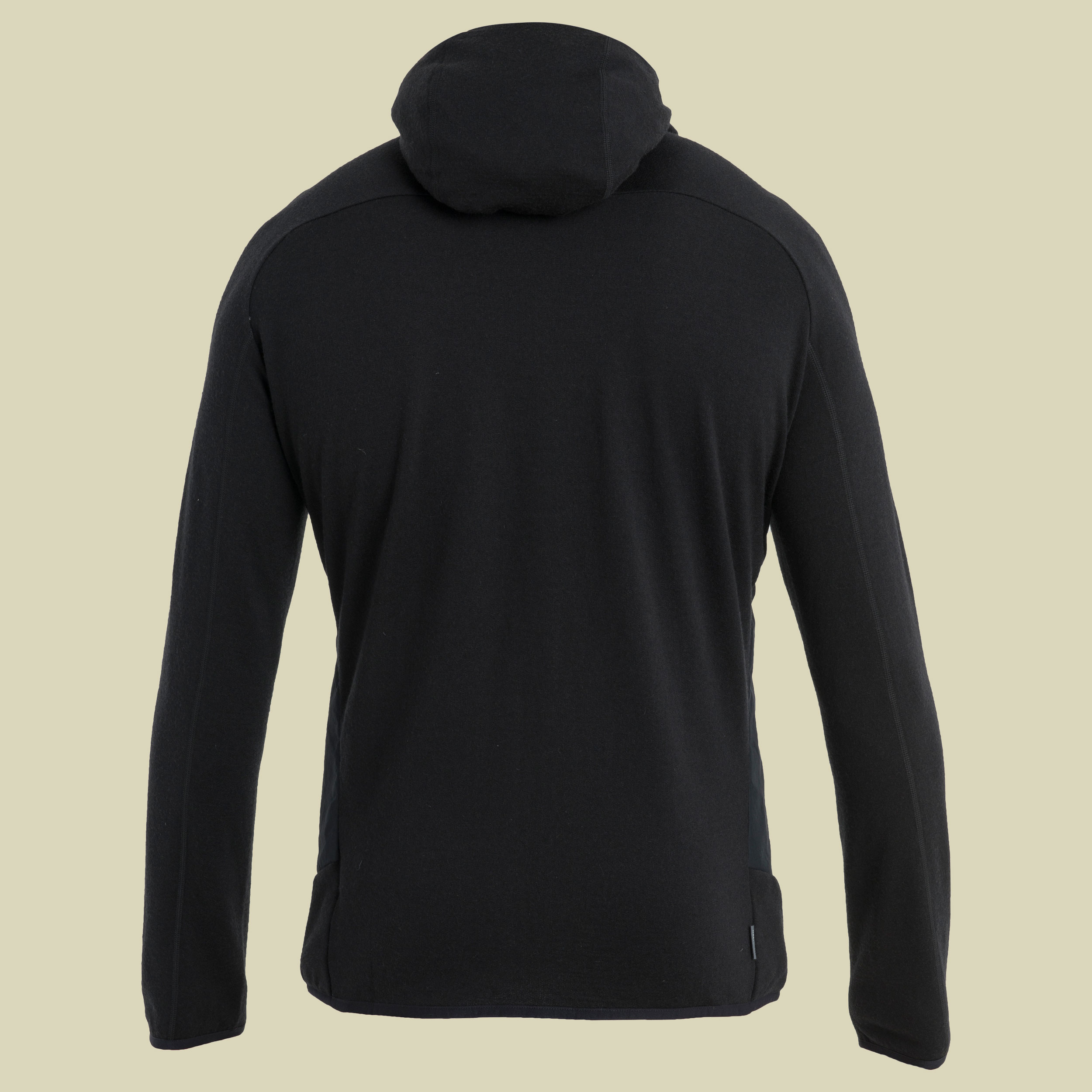 Merino Quantum Hybrid LS Zip Hoodie Men Größe XL Farbe black