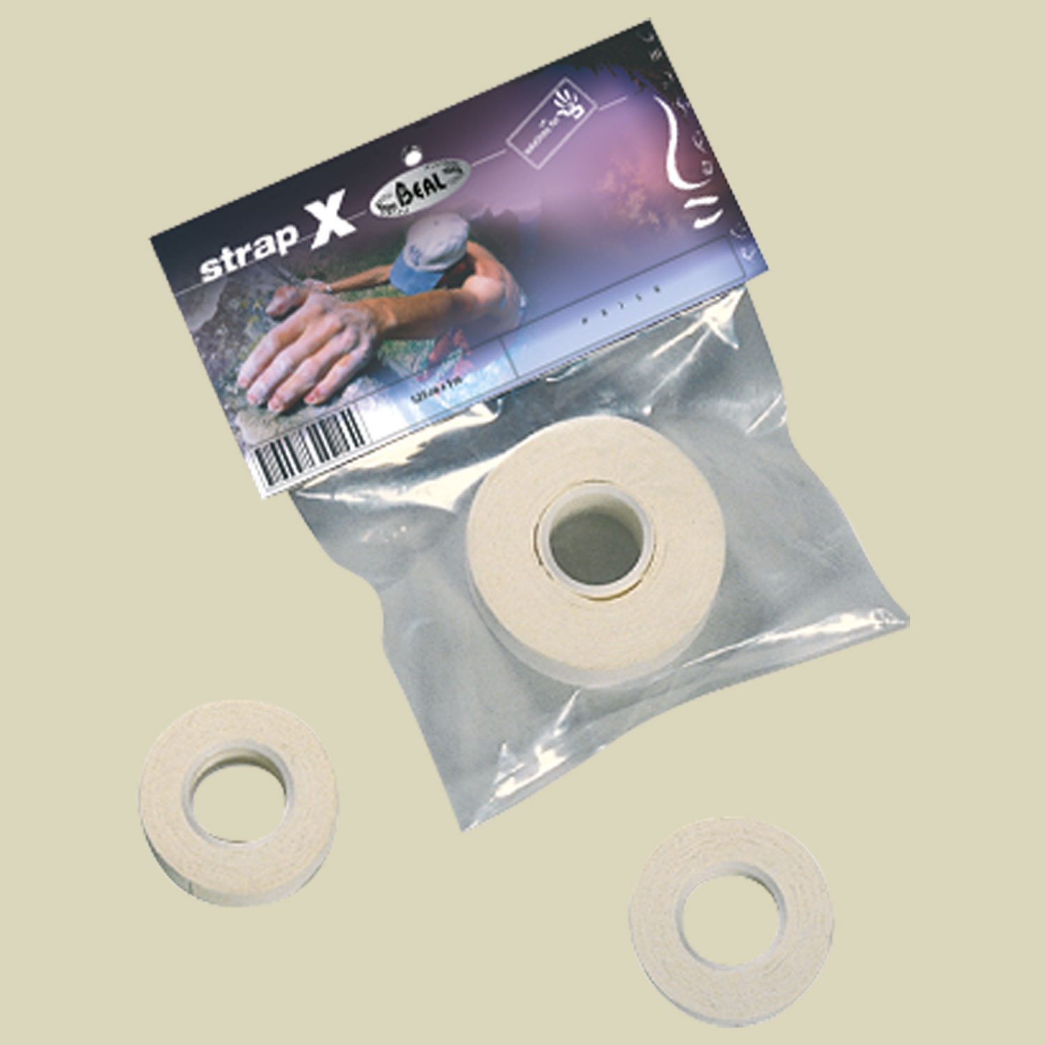 Strap X Breite 2,5 cm x 5 m Farbe weiß