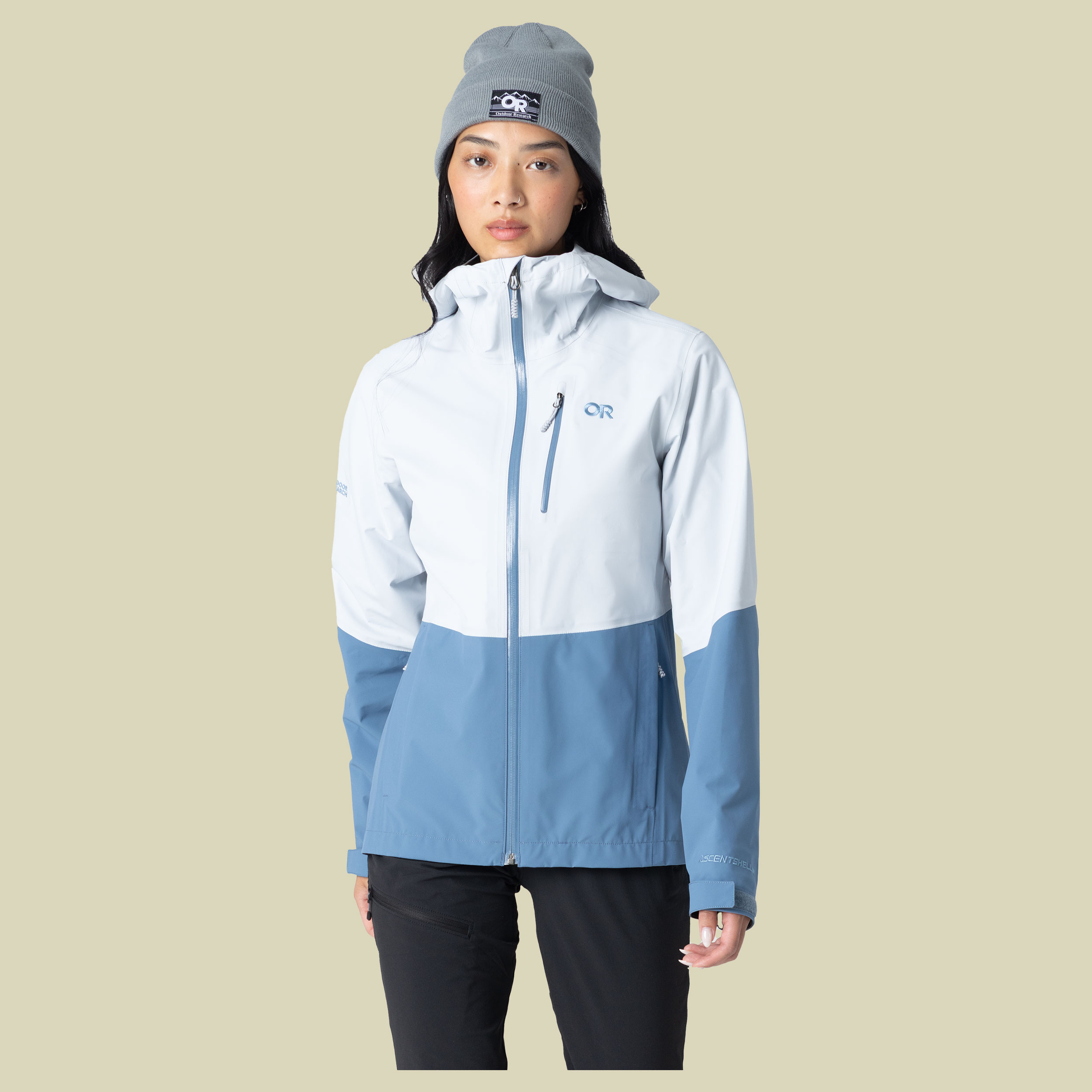Women`s Aspire 3L Jacket XS grau - titanium/ascent blue