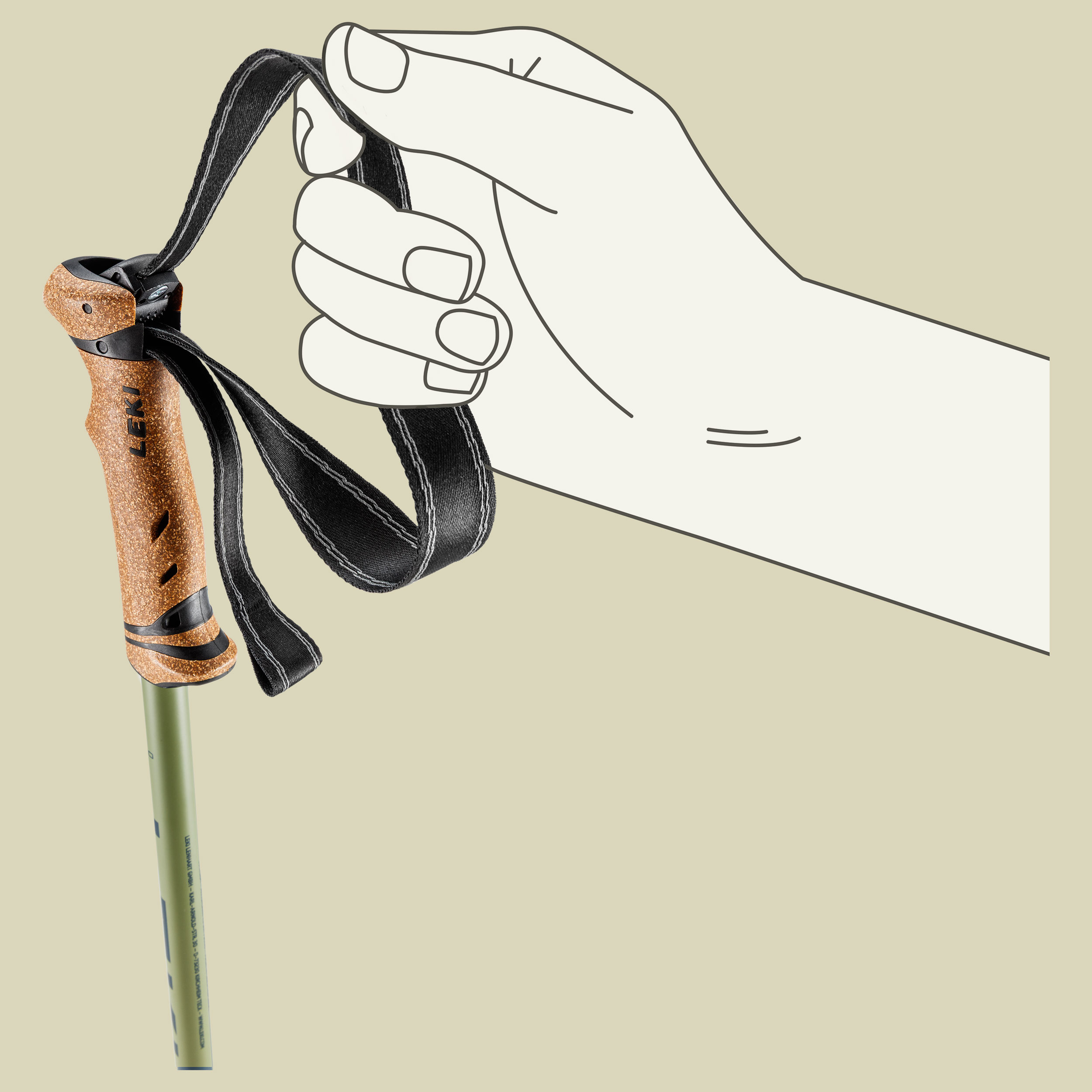 Legacy Lite Länge 100 - 135 cm Farbe denimblue-darkolive