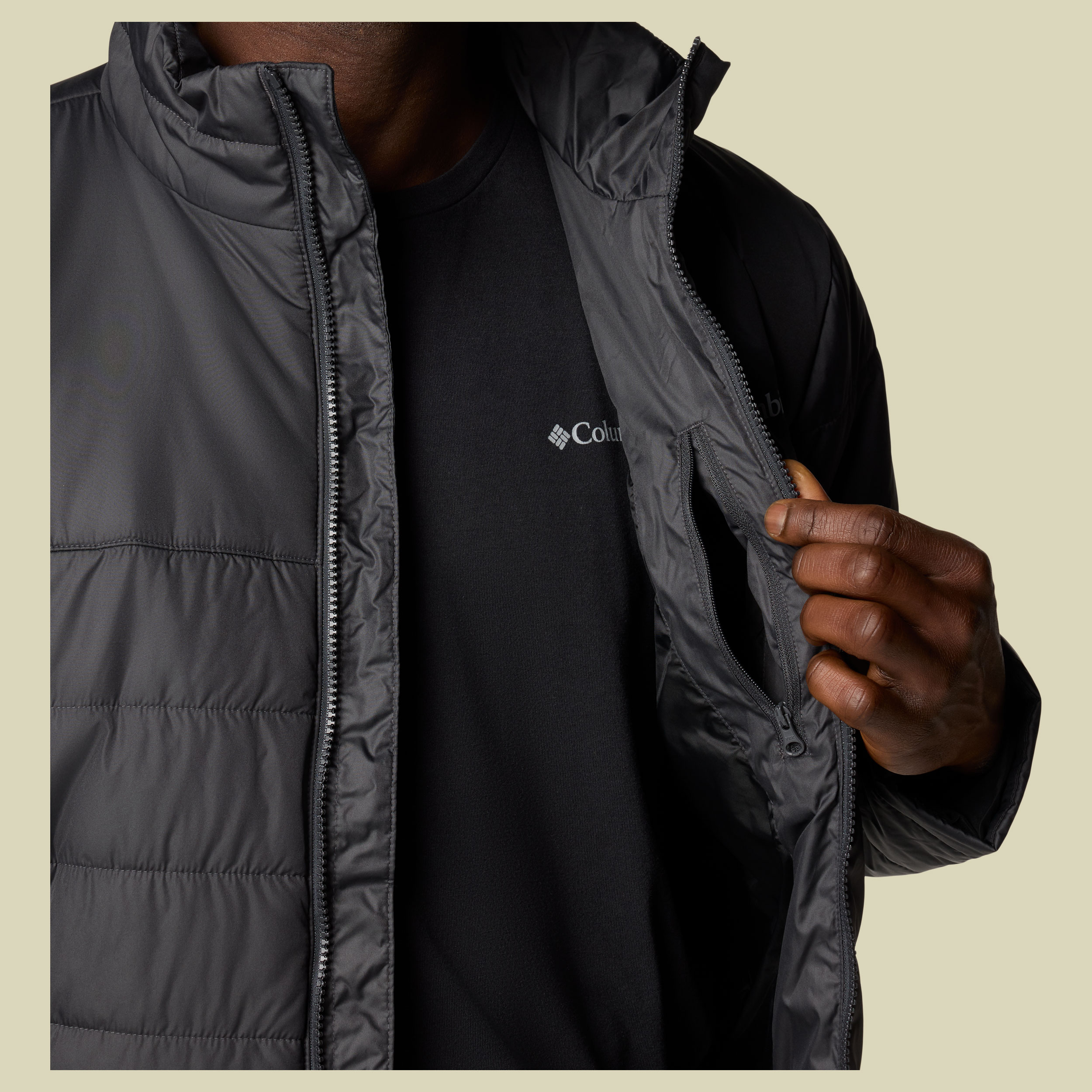 Element Blocker III Interchange-Jacket Men XXL grün - stone green