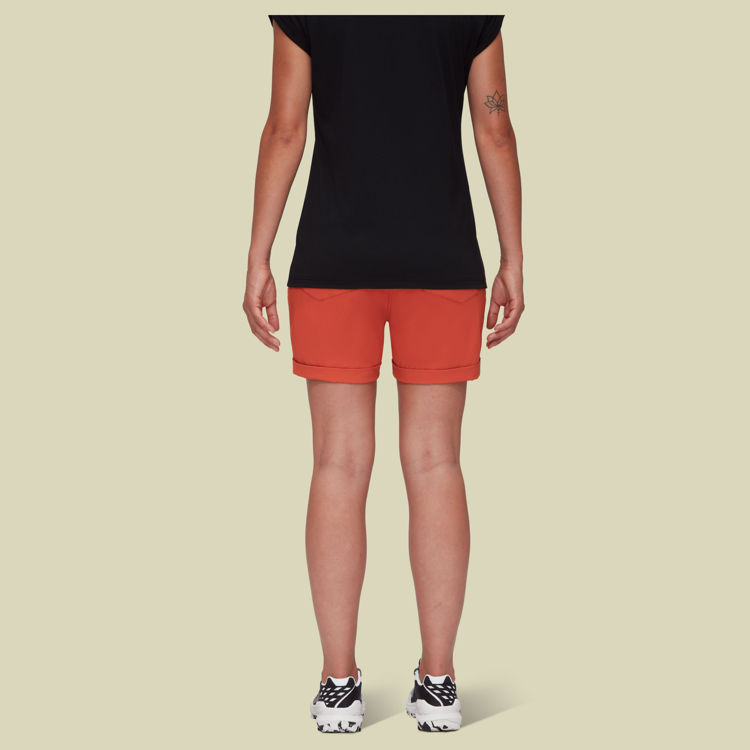 Runbold Roll Cuff Shorts Women Größe 38 Farbe terracotta