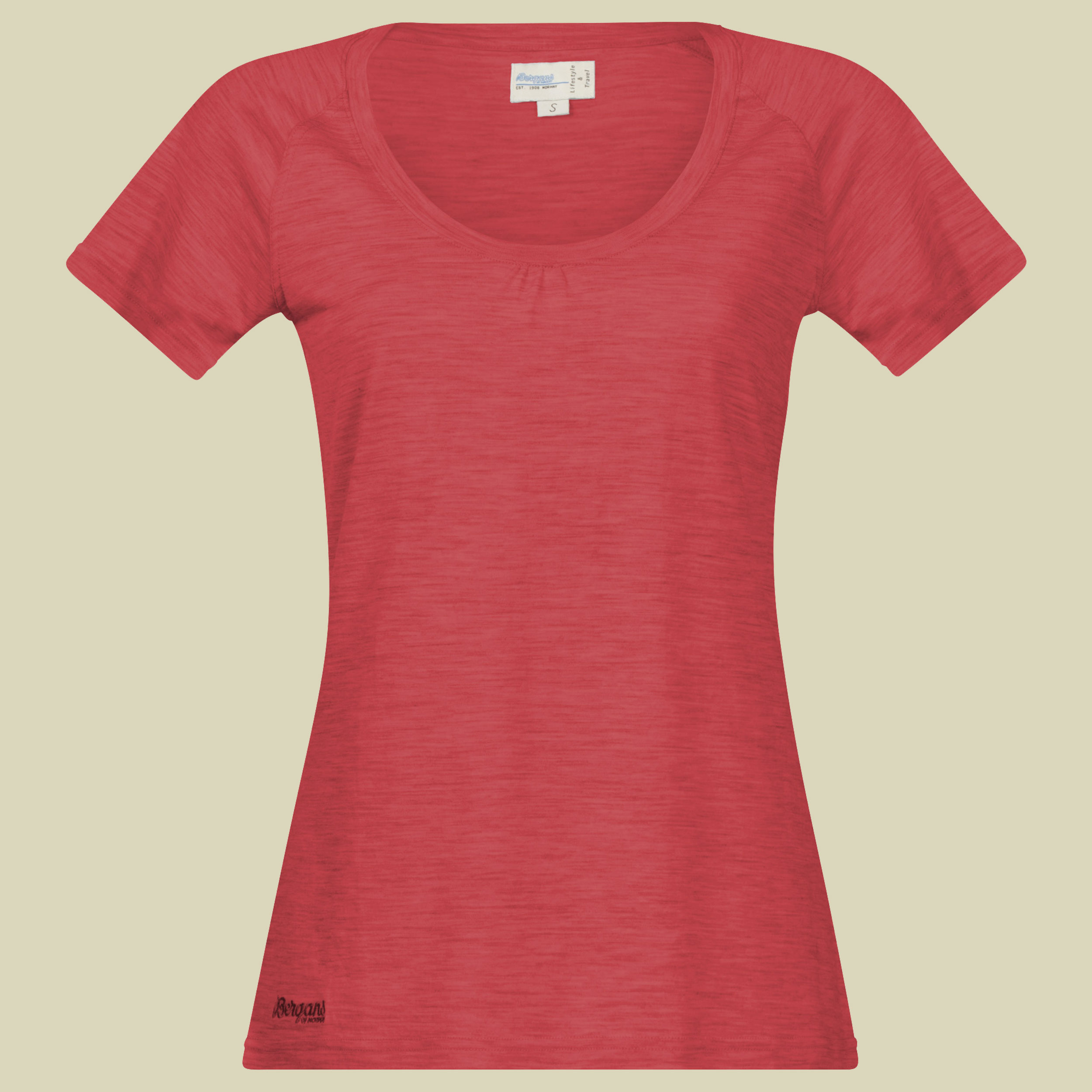 Sveve Wool Lady Tee Größe S Farbe aluminium melange