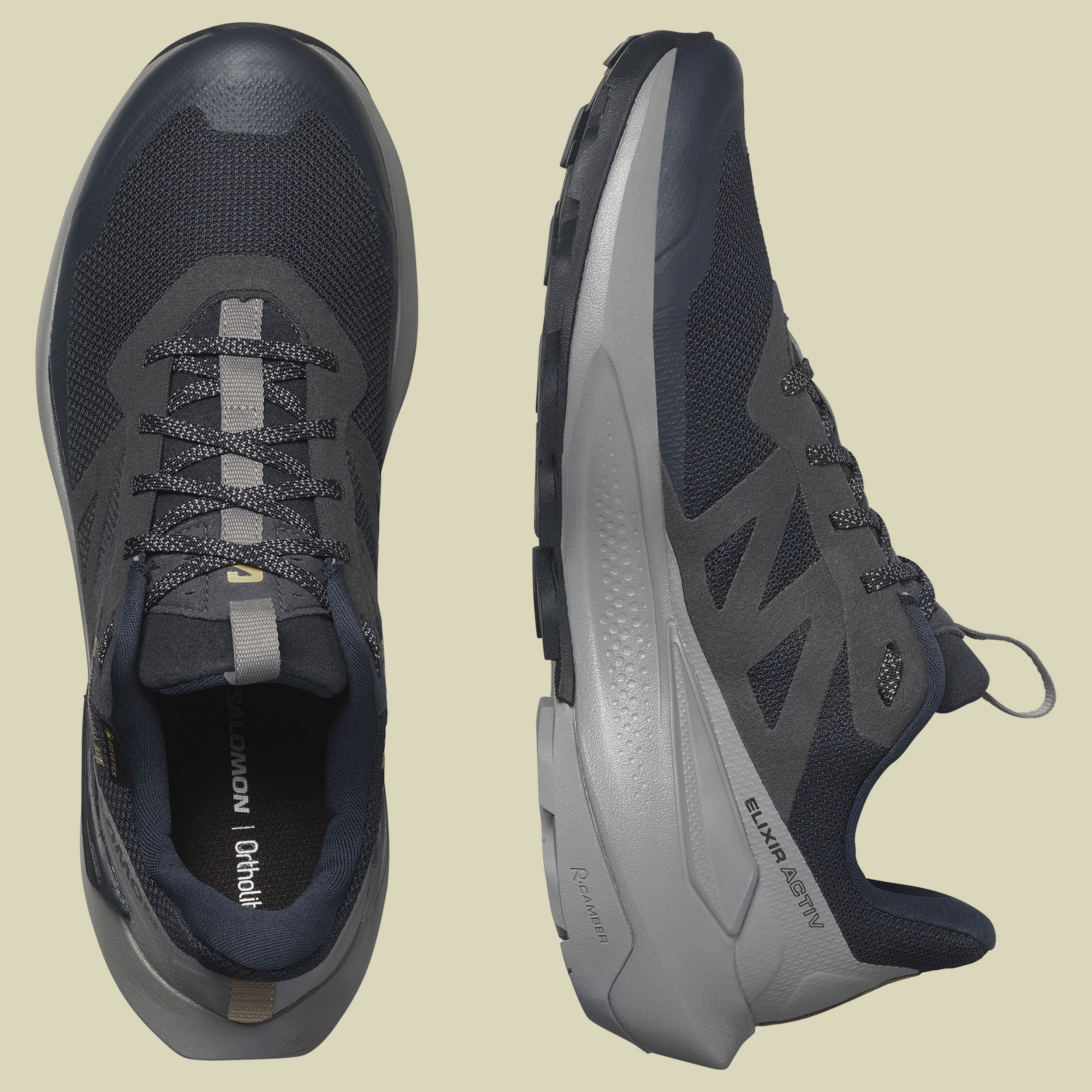 Elixir Activ GTX Men UK 9,5 grau - carbon/sharkskin/slate green