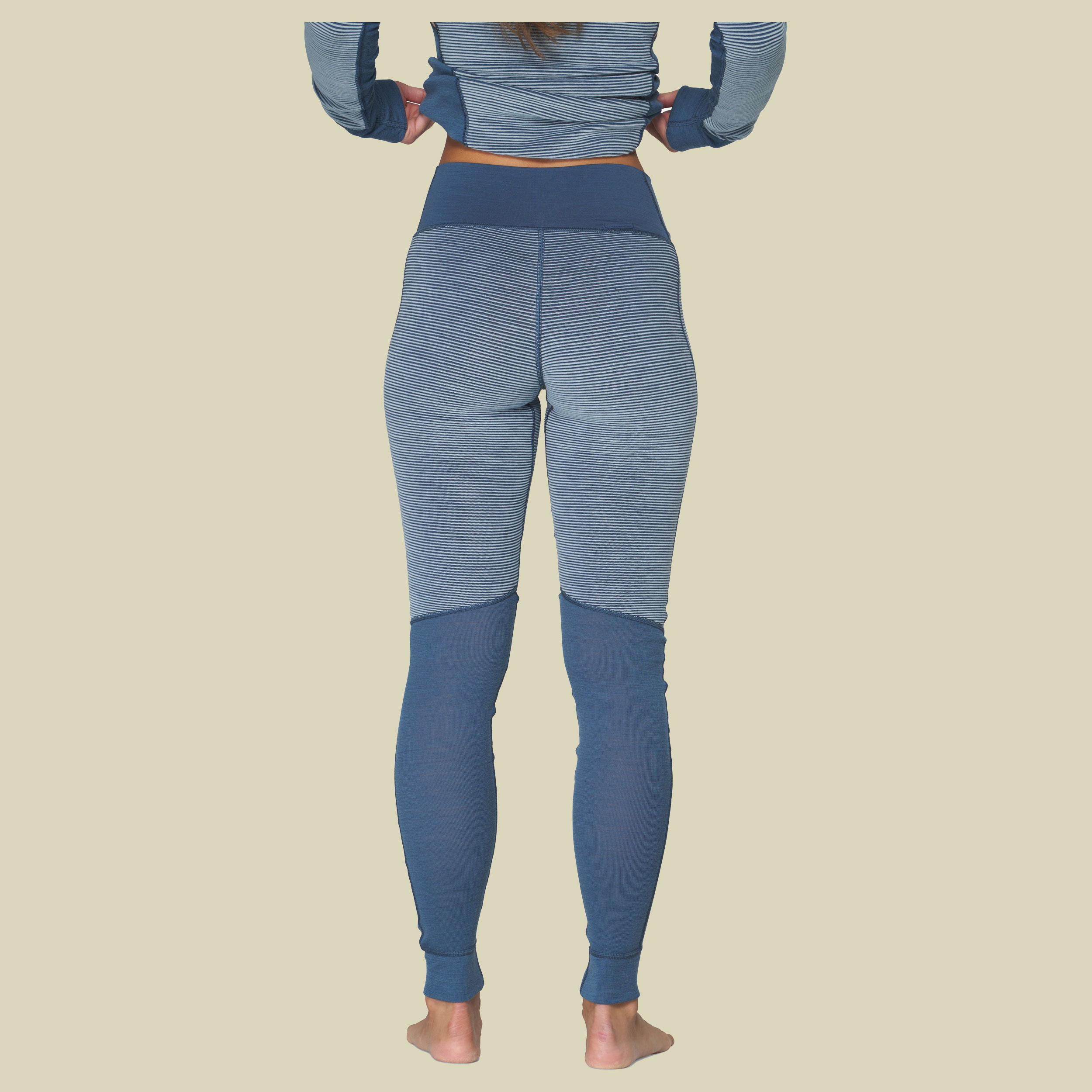 Reverso Merino Longs Woman L blau - dawn