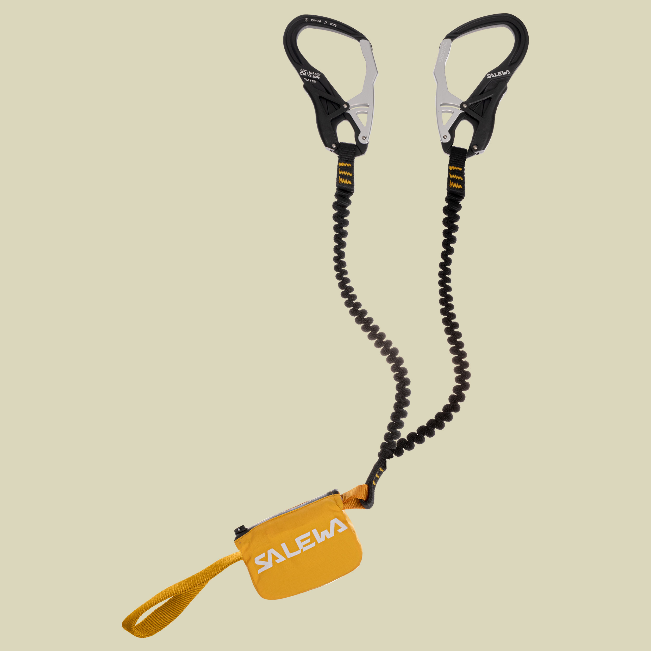 Set Via Ferrata Ergo Core Farbe black/yellow