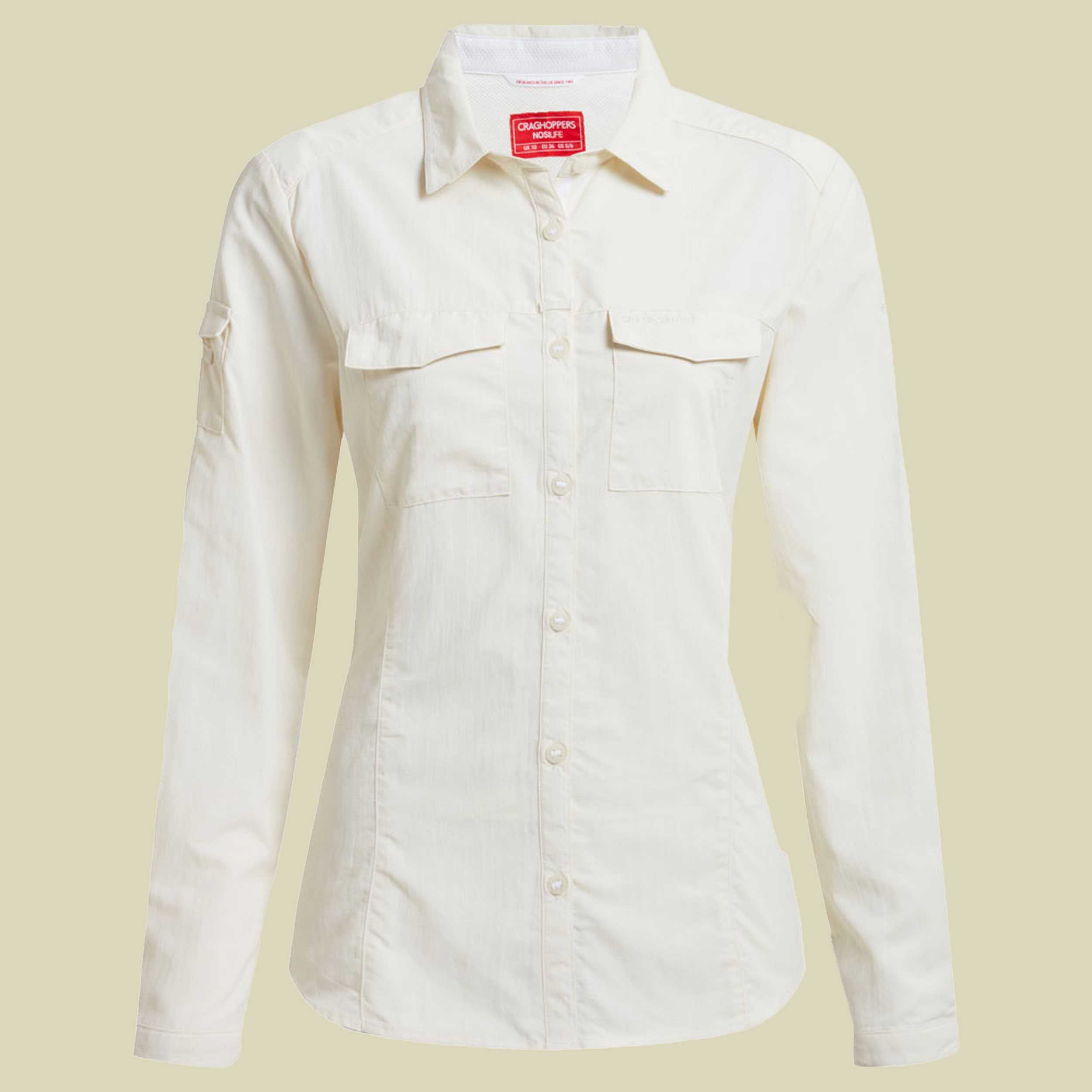NosiLife Adventure Long Sleeved Shirt III Women 50 beige - sea salt (UK24)