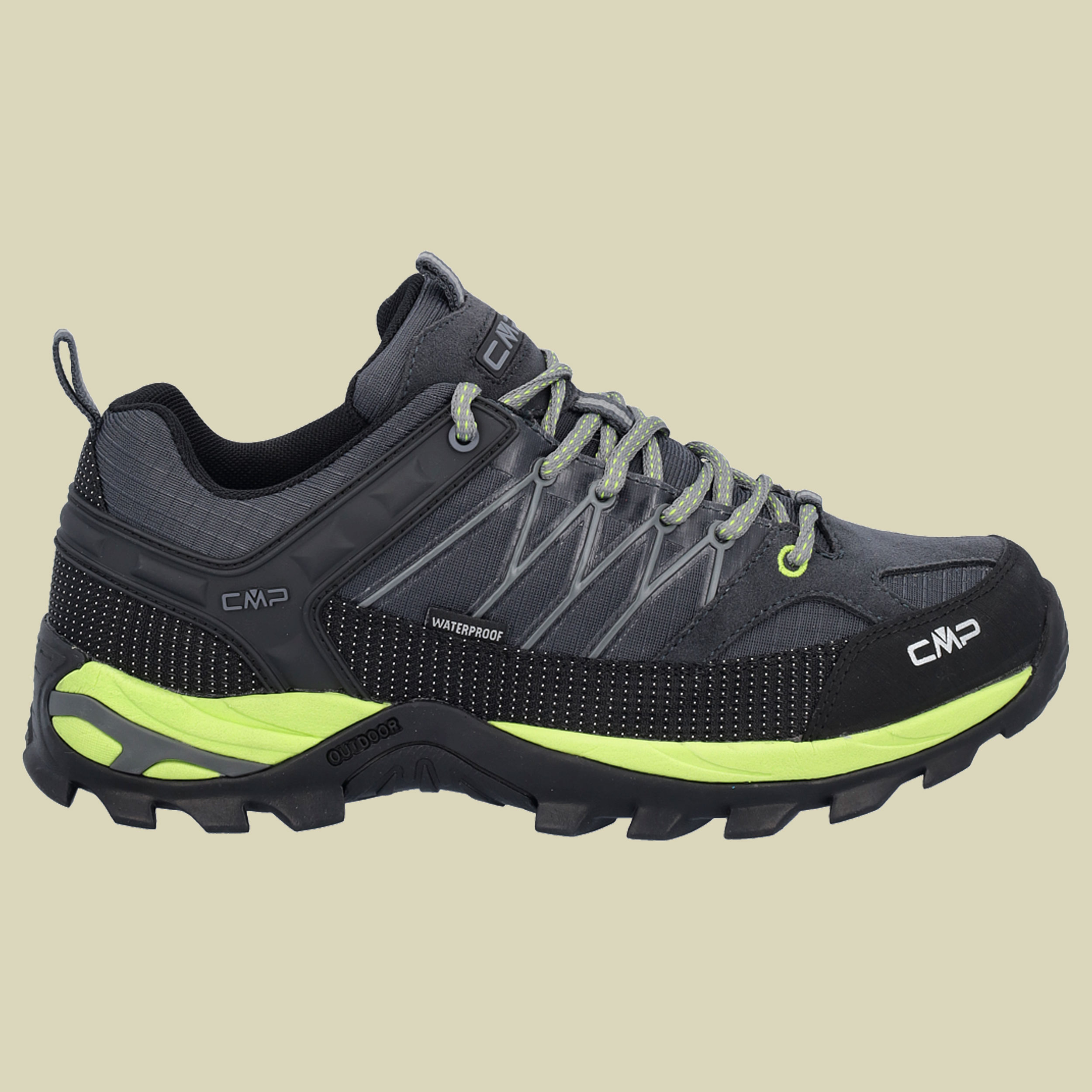 Rigel Low Trekking Shoe WP Men Größe 41 Farbe 72UN anthracite-limegreen