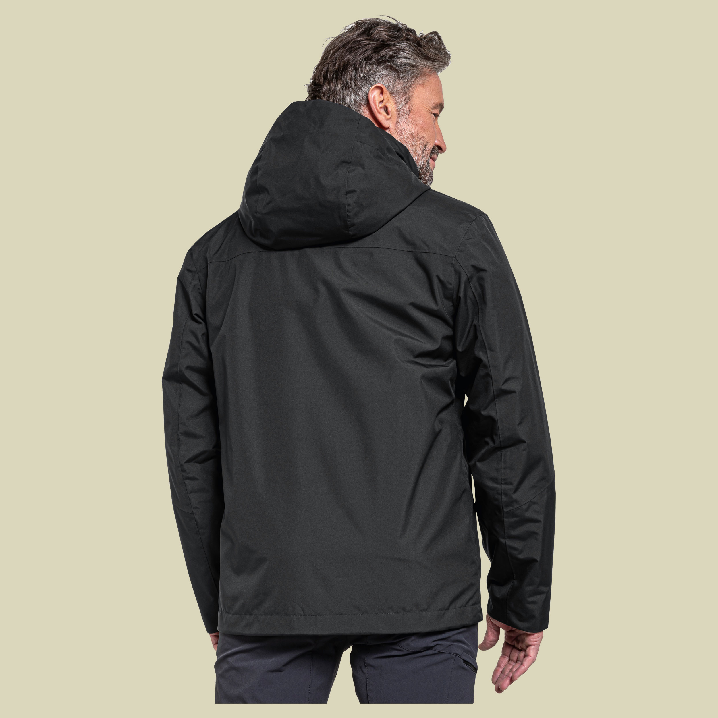 3in1 Jacket Partinello M Men Größe 50 Farbe black