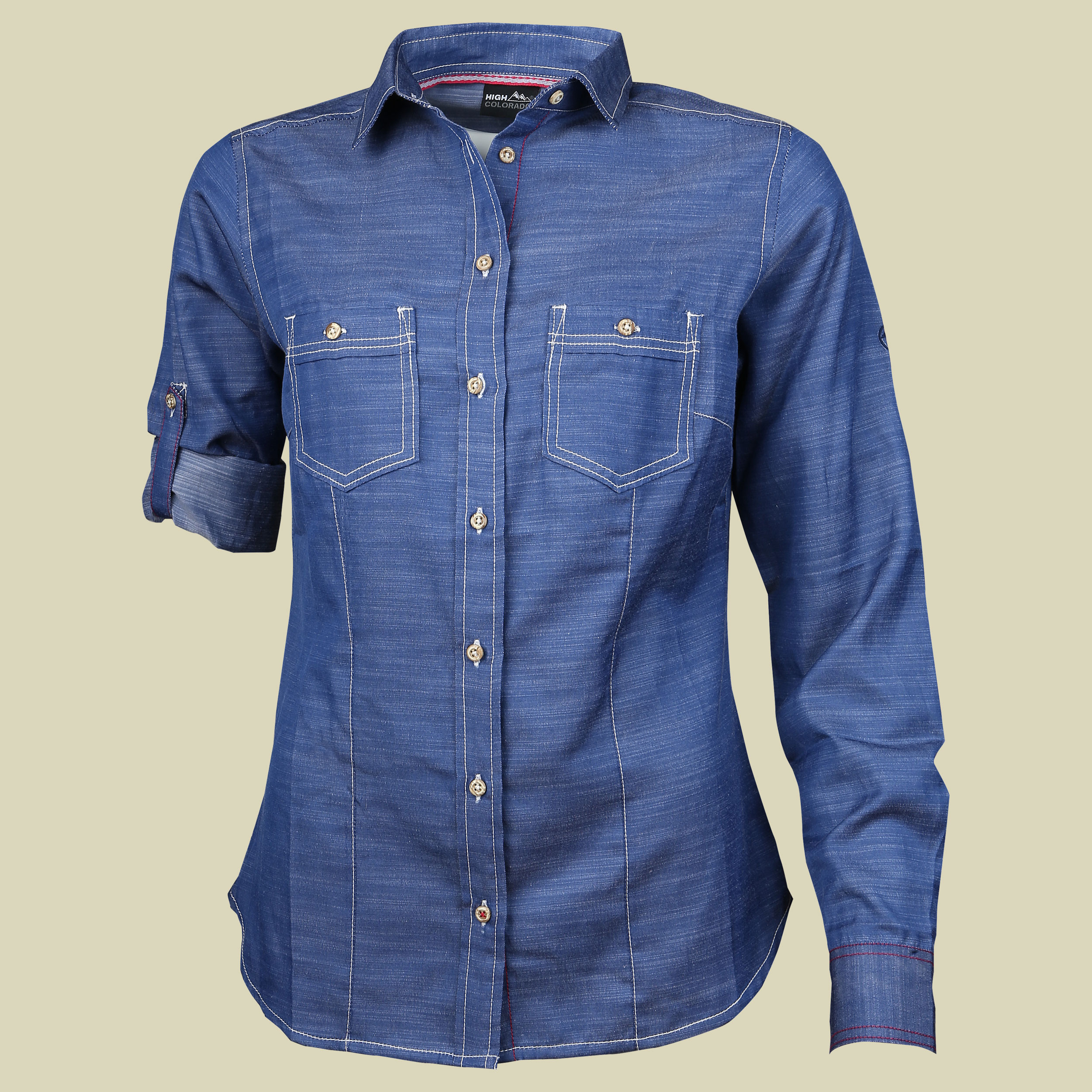 Taormina 2-L Damen Bluse Größe 36 Farbe blau 5000