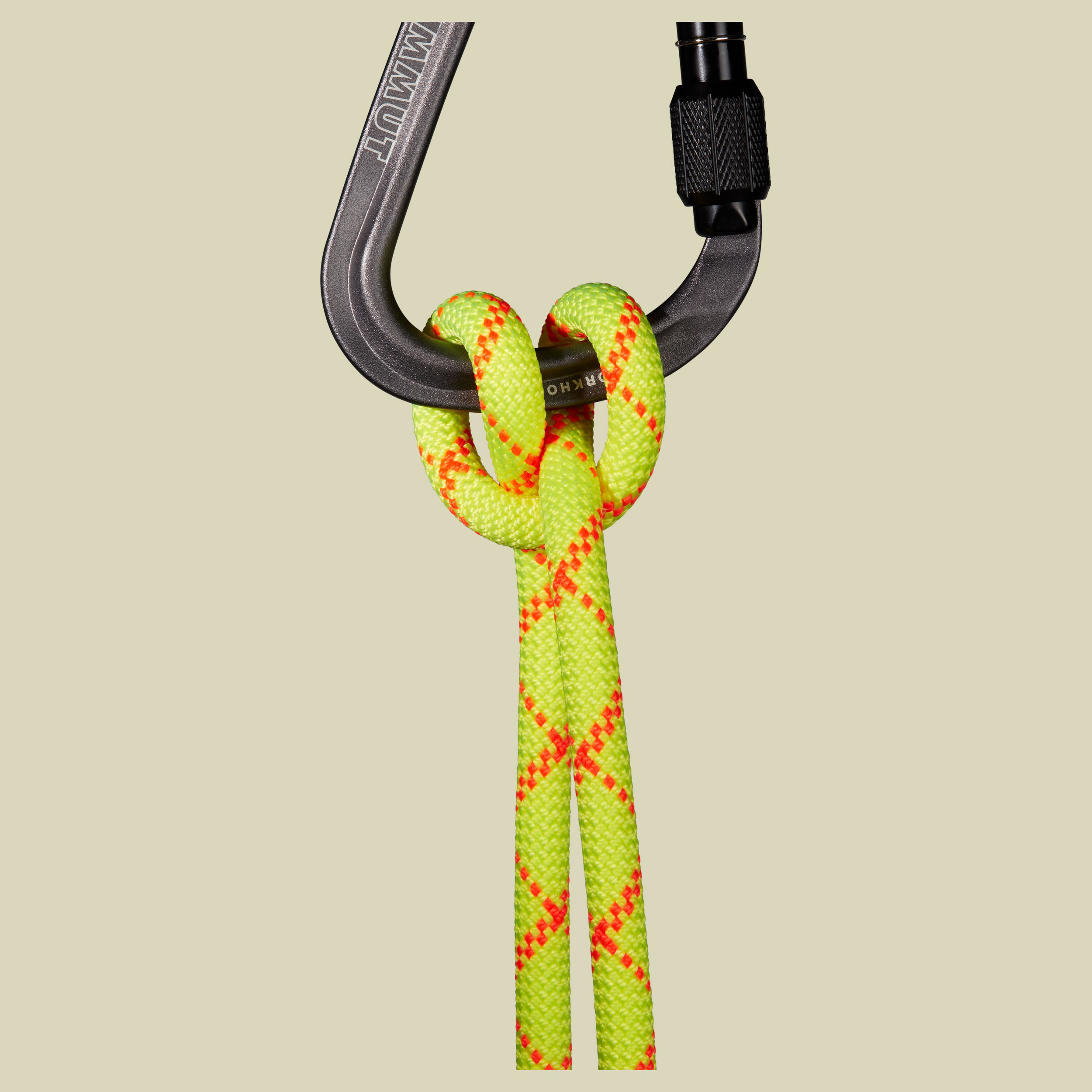 9.5 Alpine Core Protect Dry Rope 40 m gelb - halo-vibrant orange