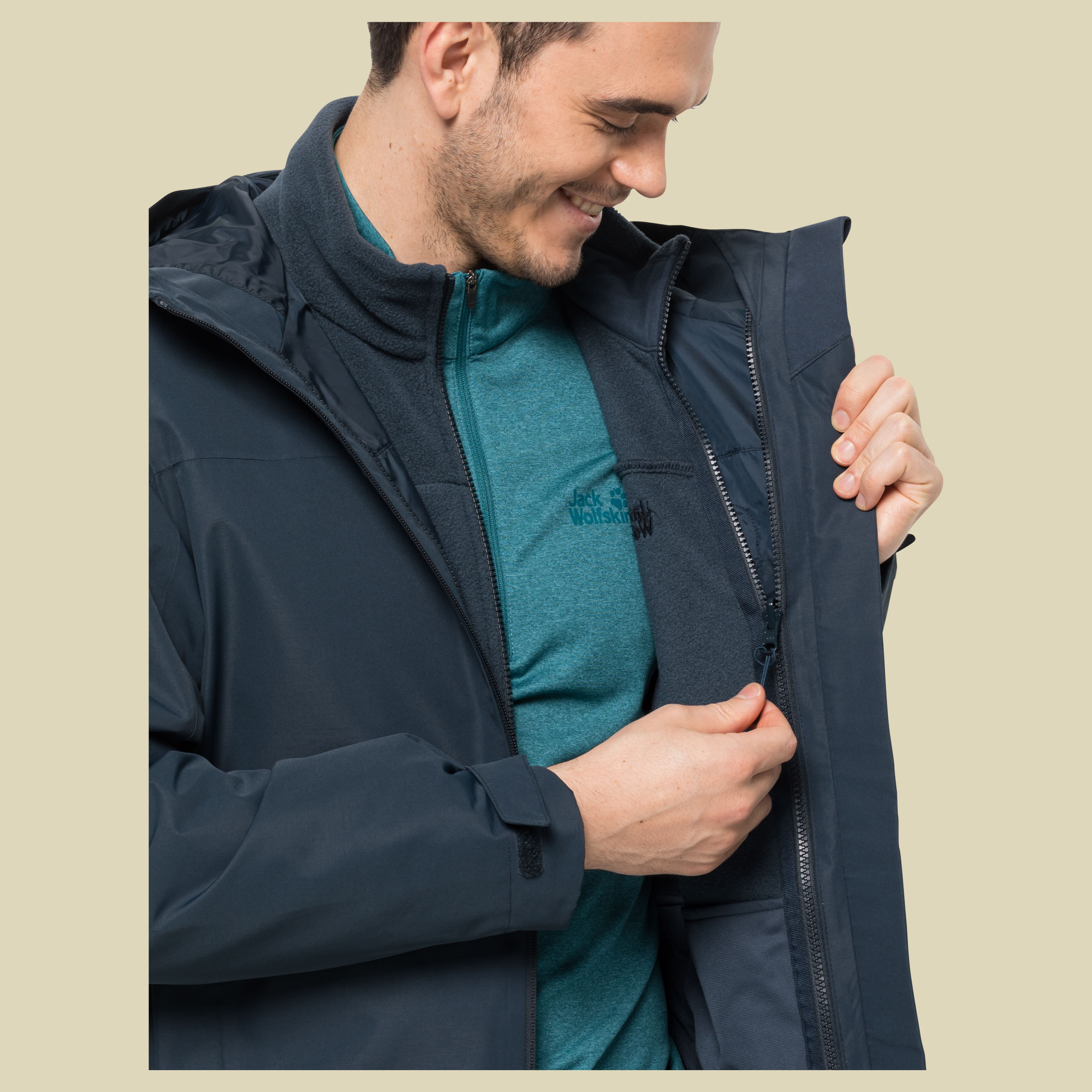 Taubenberg 3in1 Jacket Men Größe XL Farbe night blue Taubenberg 3in1 Jacket Men Größe XL Farbe night blue