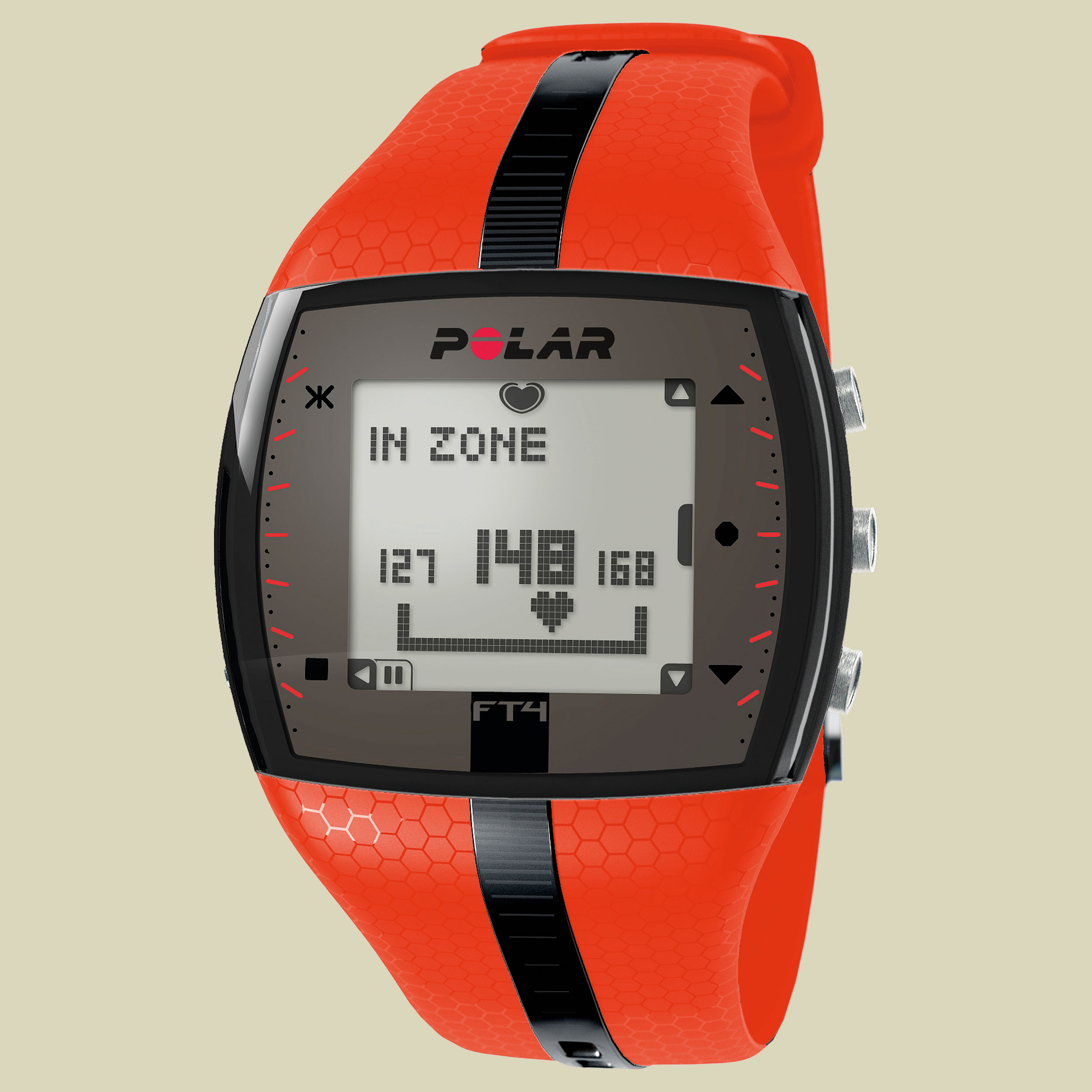 FT4  Trainingscomputer Farbe orange black