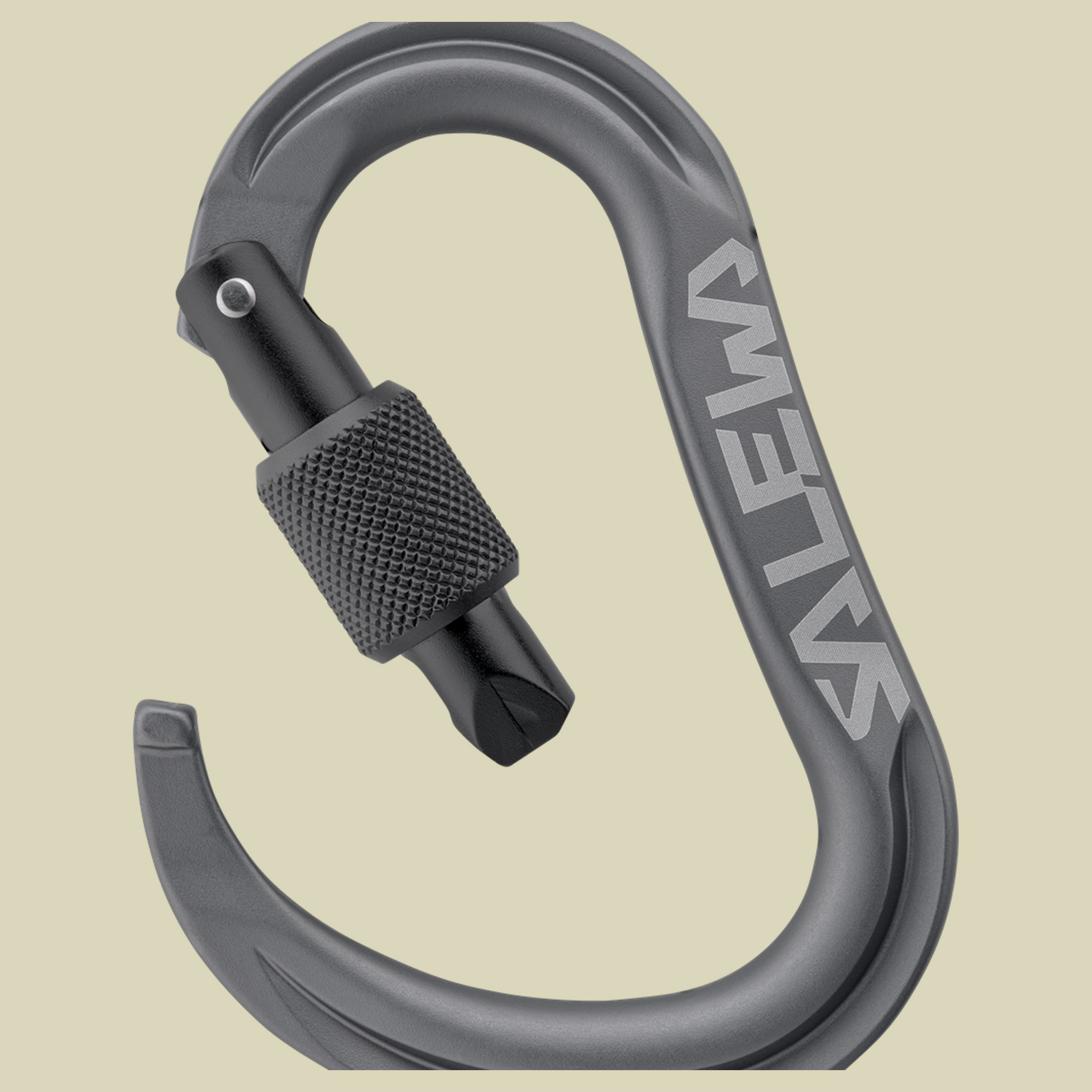Ortles HMS M Carabiner one size grau - grey