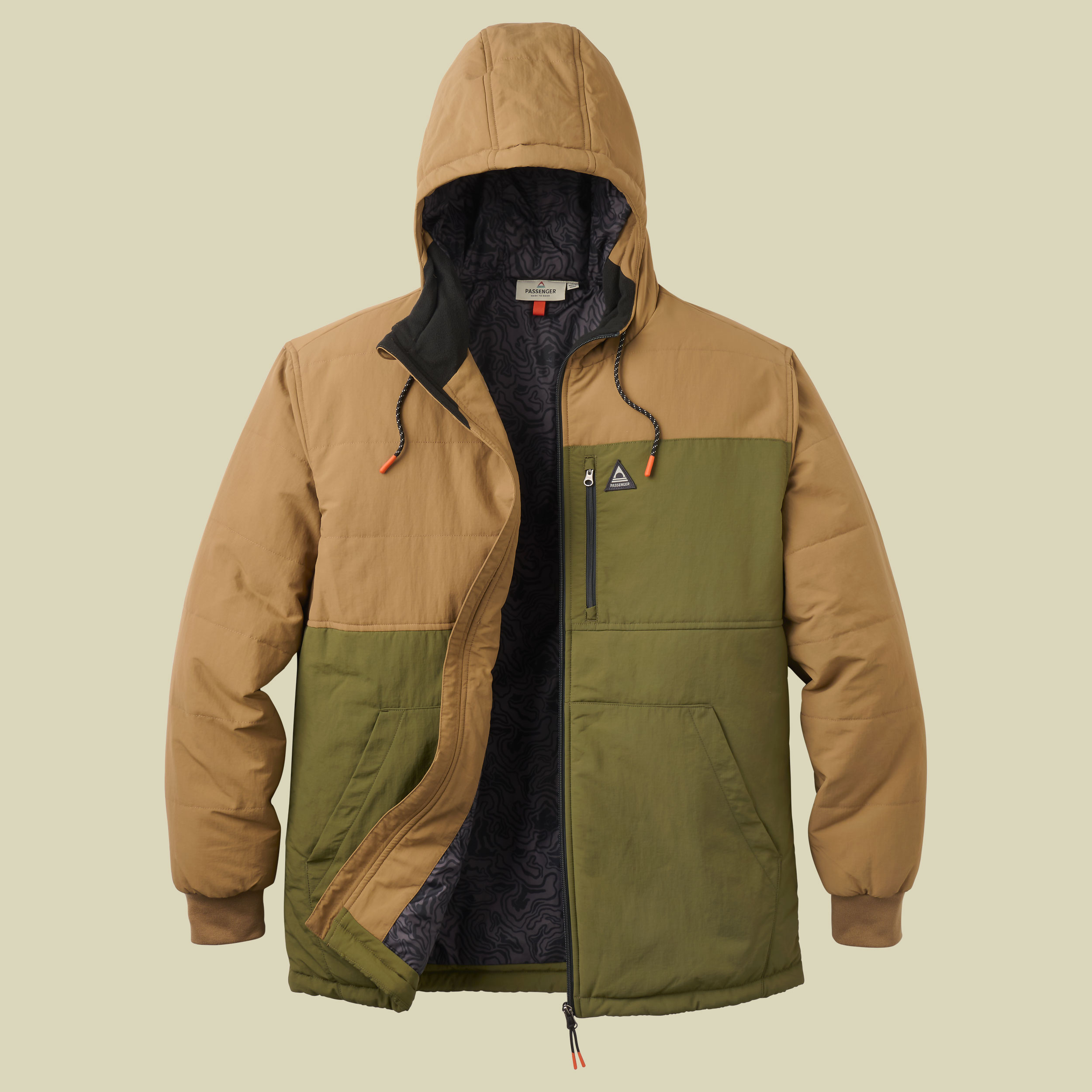 Oceanic Insulated Full Zip Jacket Men S caramel/khaki