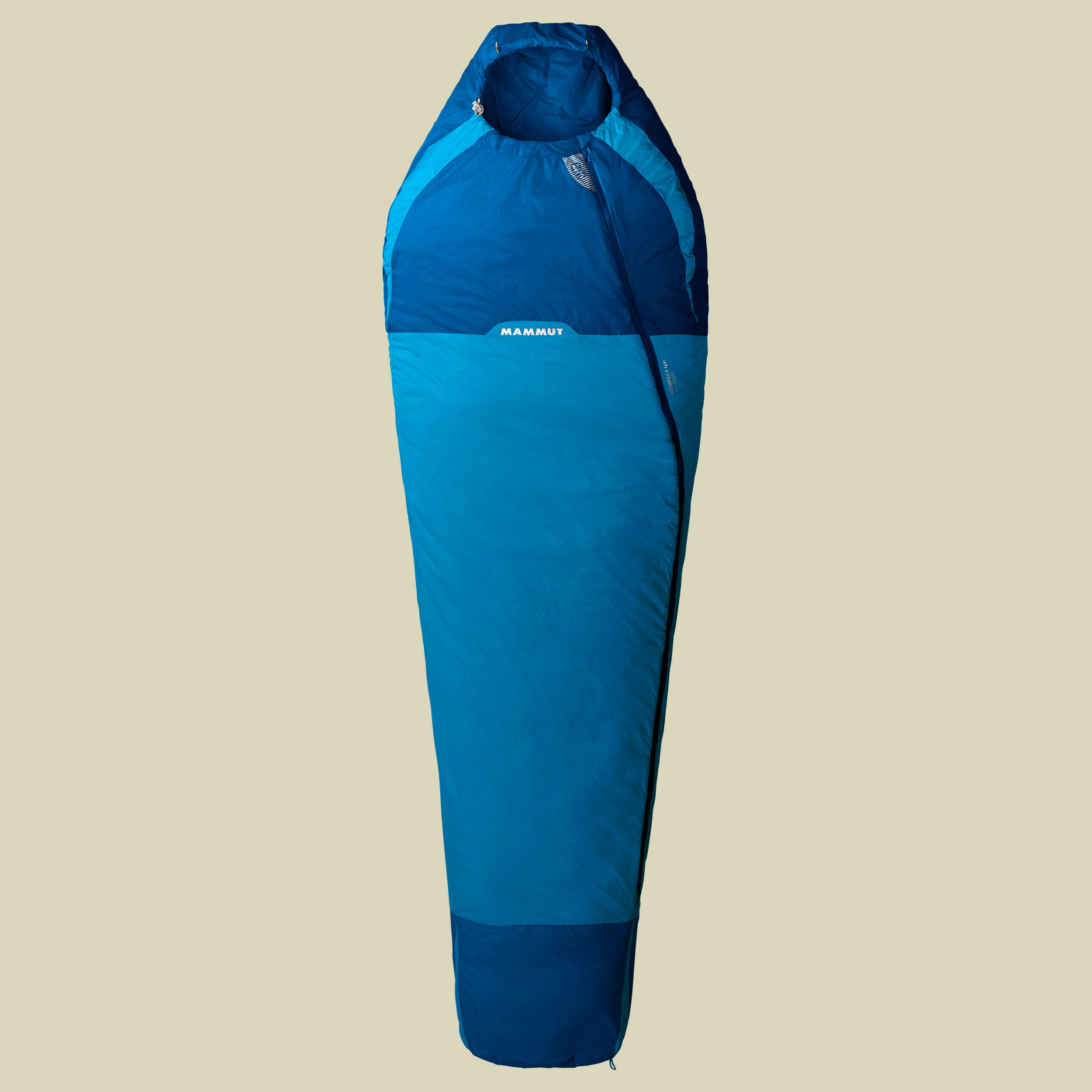 Kompakt MTI Summer  bis Körpergröße 180 cm Farbe dark Cyan-cobalt, Reißverschluss rechts
