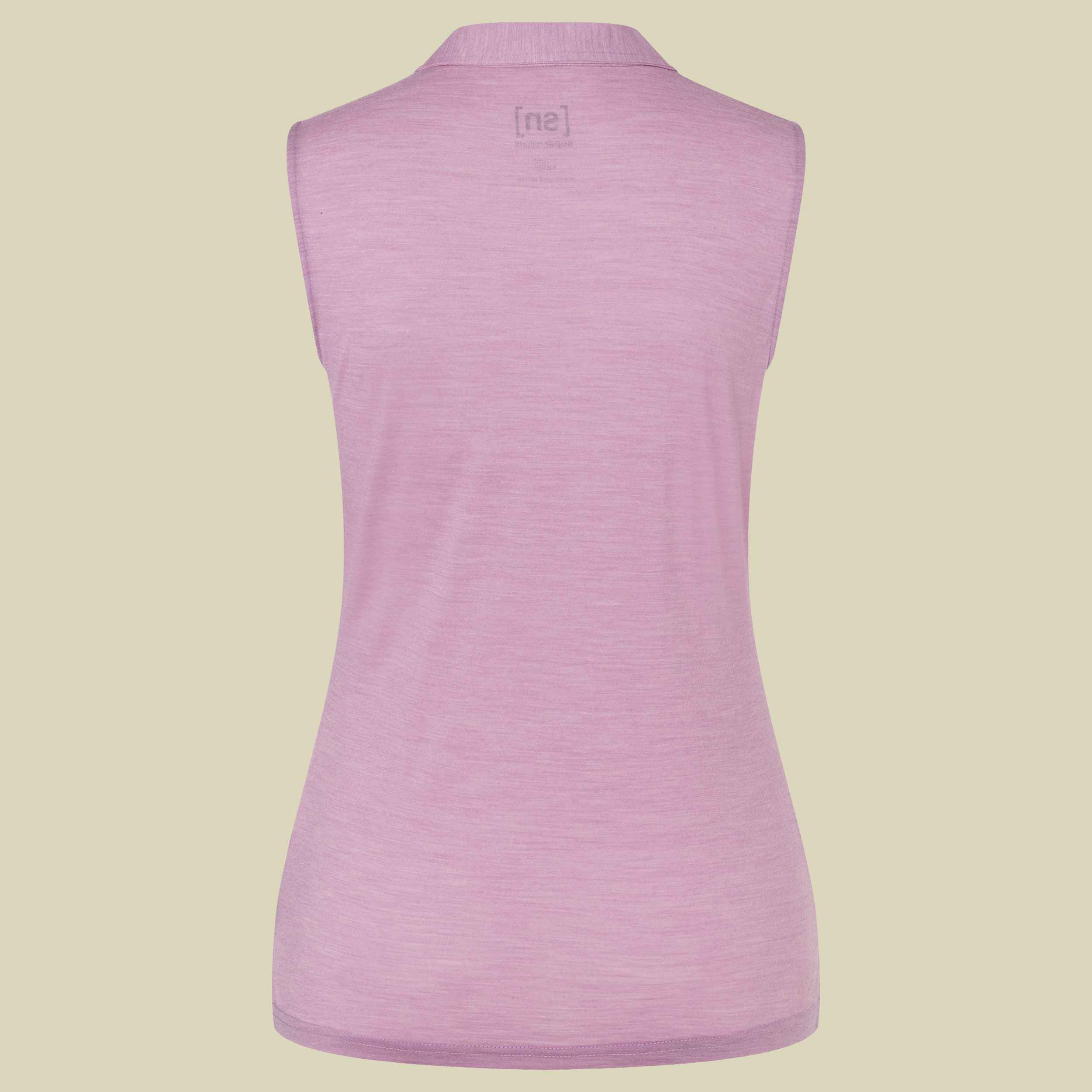 Sleeveless Polo Women Größe XS Farbe dawn pink melange