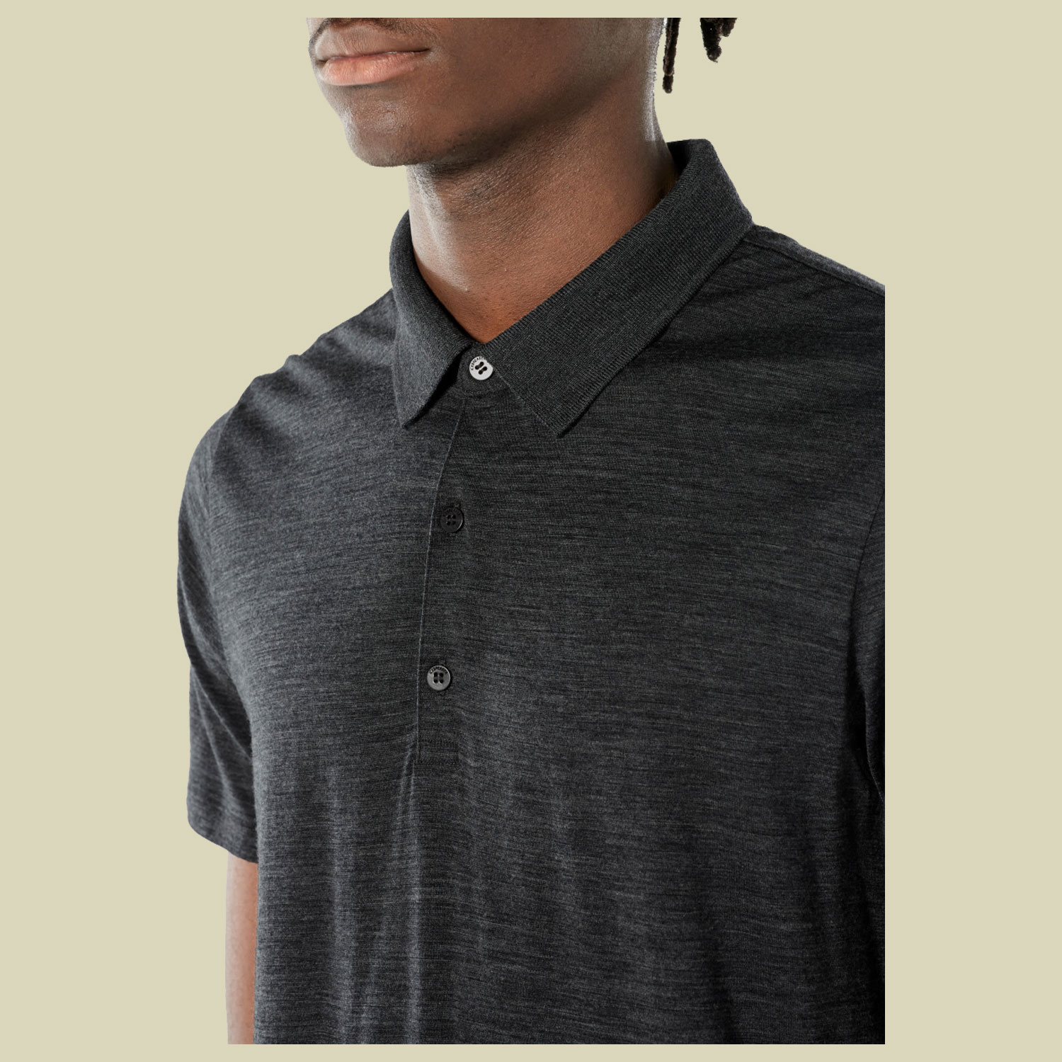 Tech Lite SS Polo Men Größe L Farbe jet heather