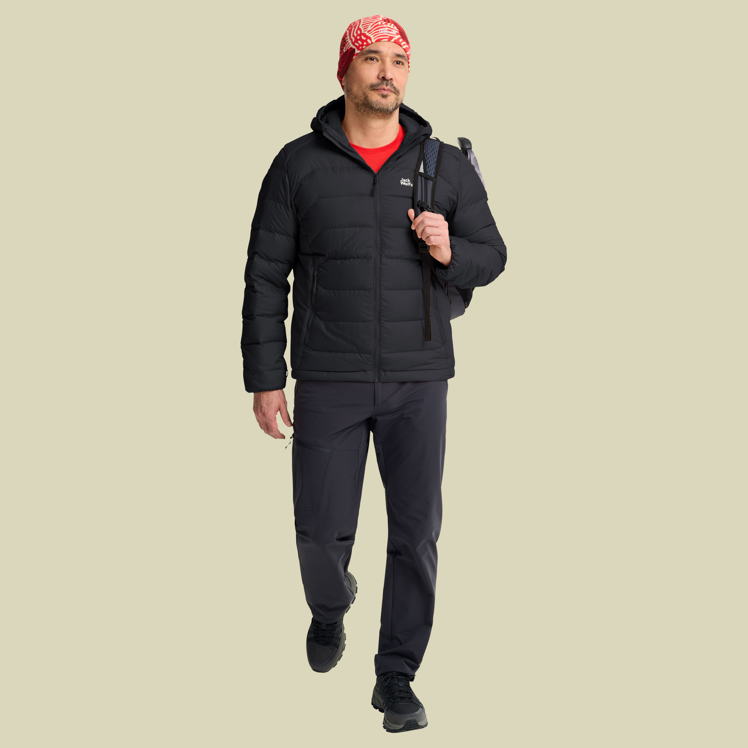 Wild Pass Down Hoody Men RDS XXXL schwarz - black