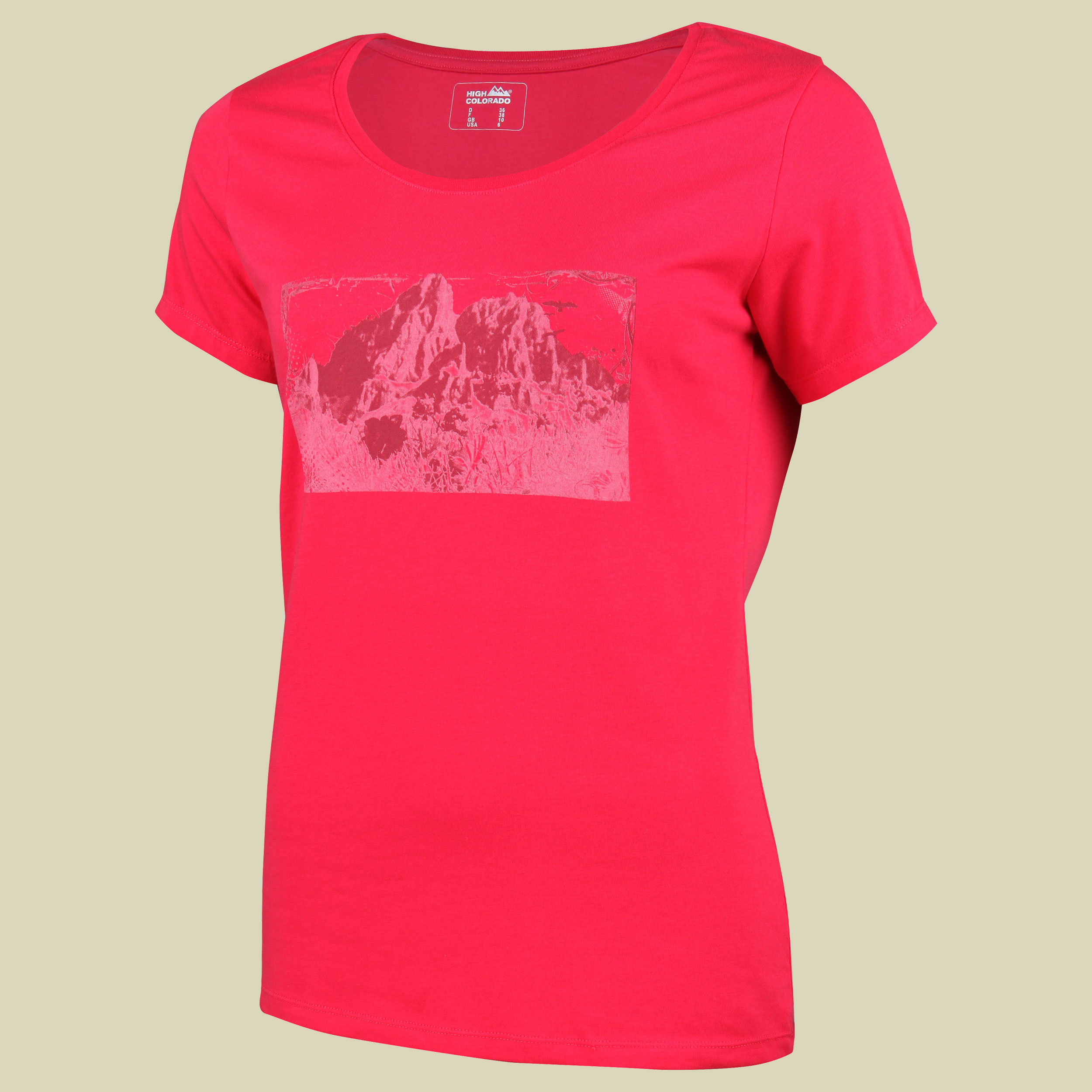Garda-L T-Shirt Women Größe 36 Farbe rapsberry 3315