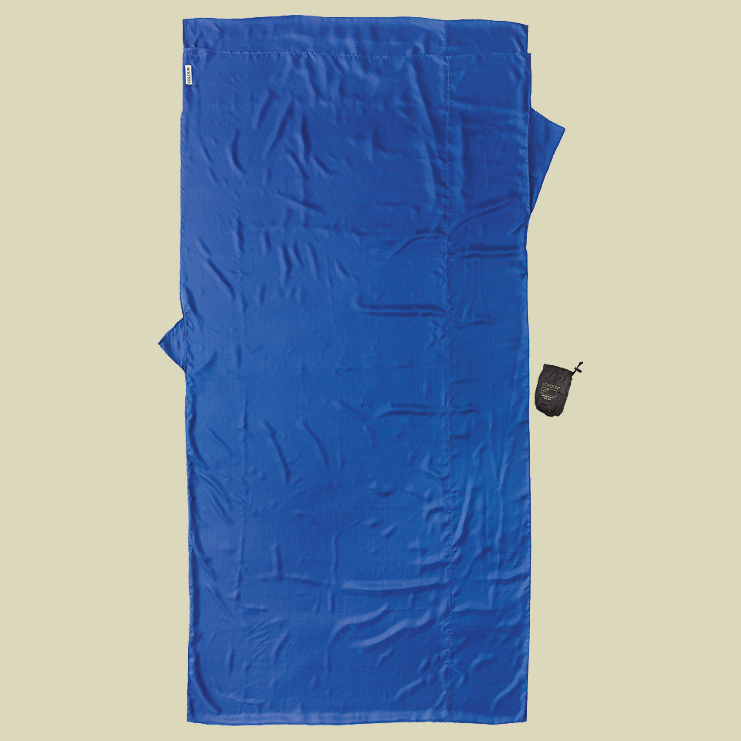 TravelSheet Seide XL Größe 240 x 114 cm Farbe ultramarine blue