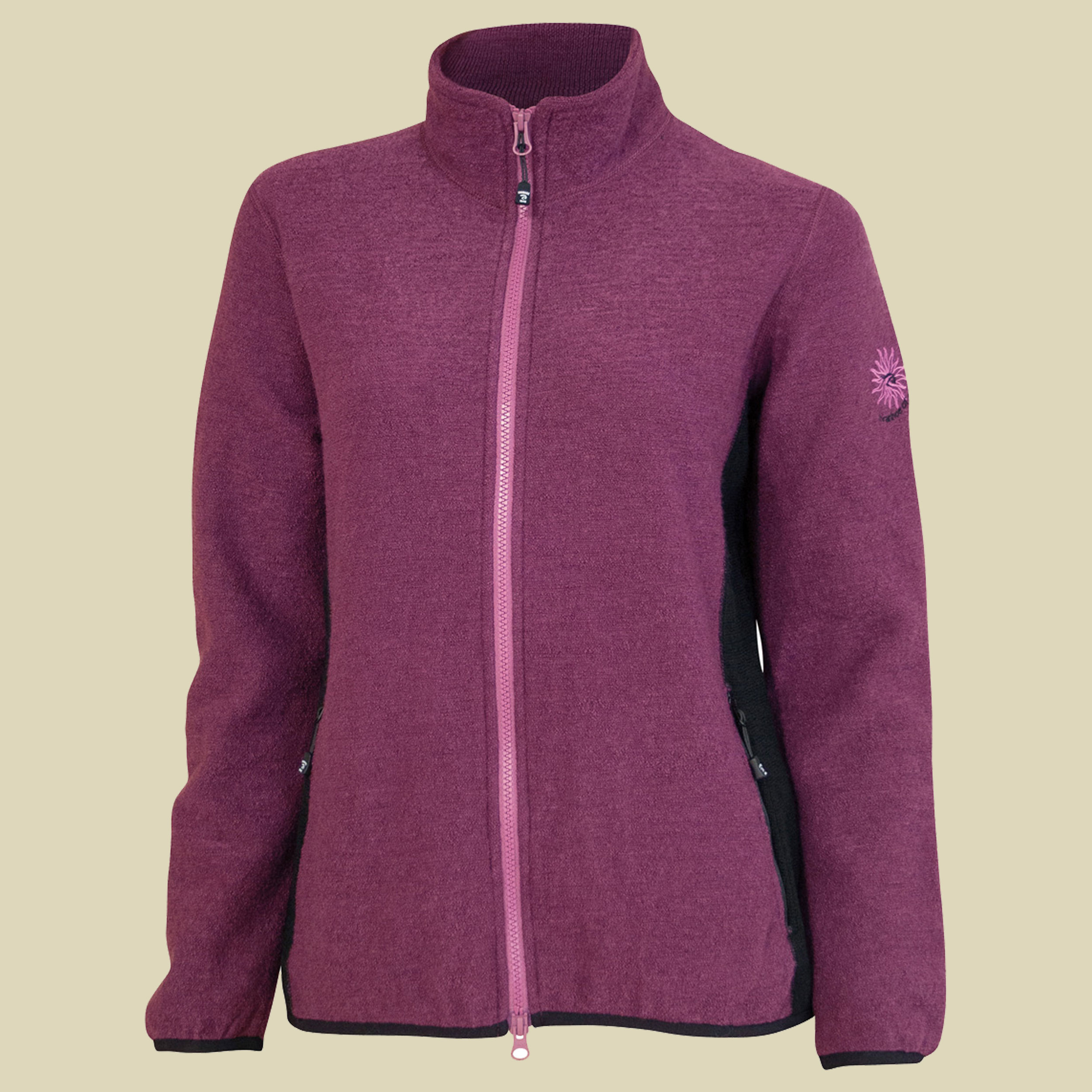 Mila Full Zip Women Größe 36 Farbe red cabbage