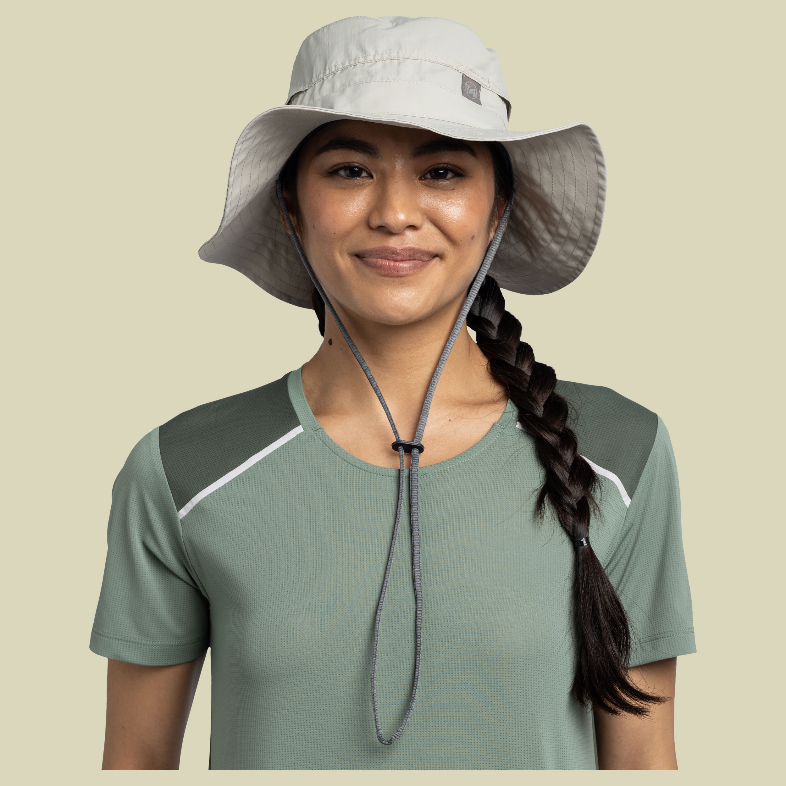 Explore Booney Hat grau S-M - solid light grey