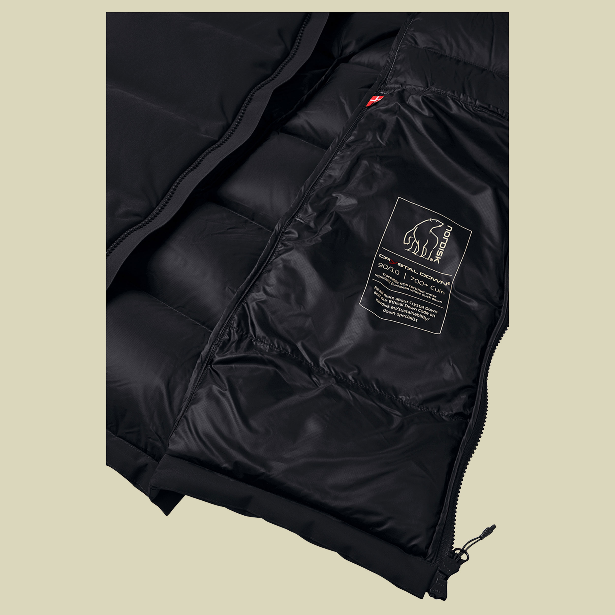 Aukea W's Bonded Down Coat S schwarz1 - cavier black