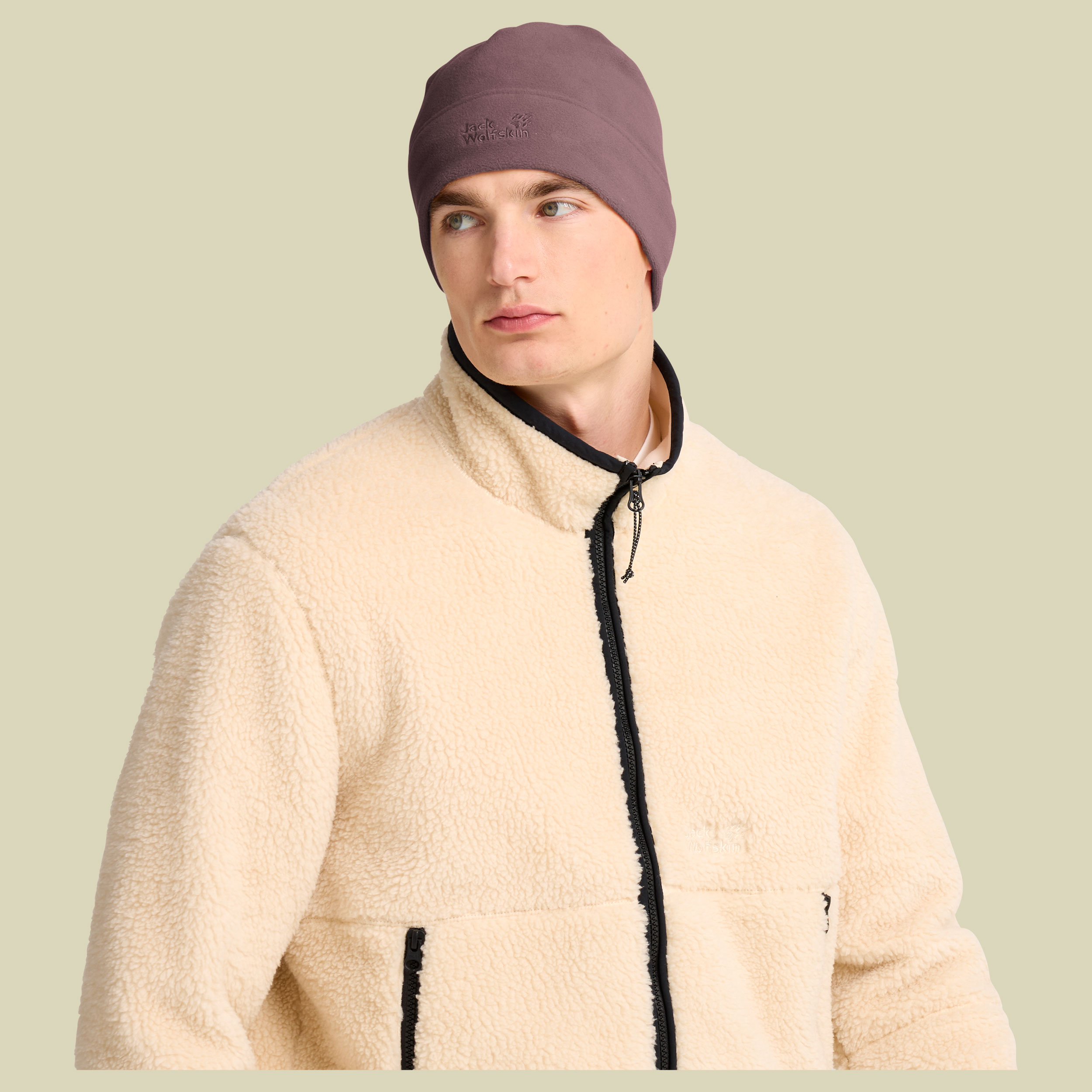 Real Stuff Beanie lila1 one size - sheer plum