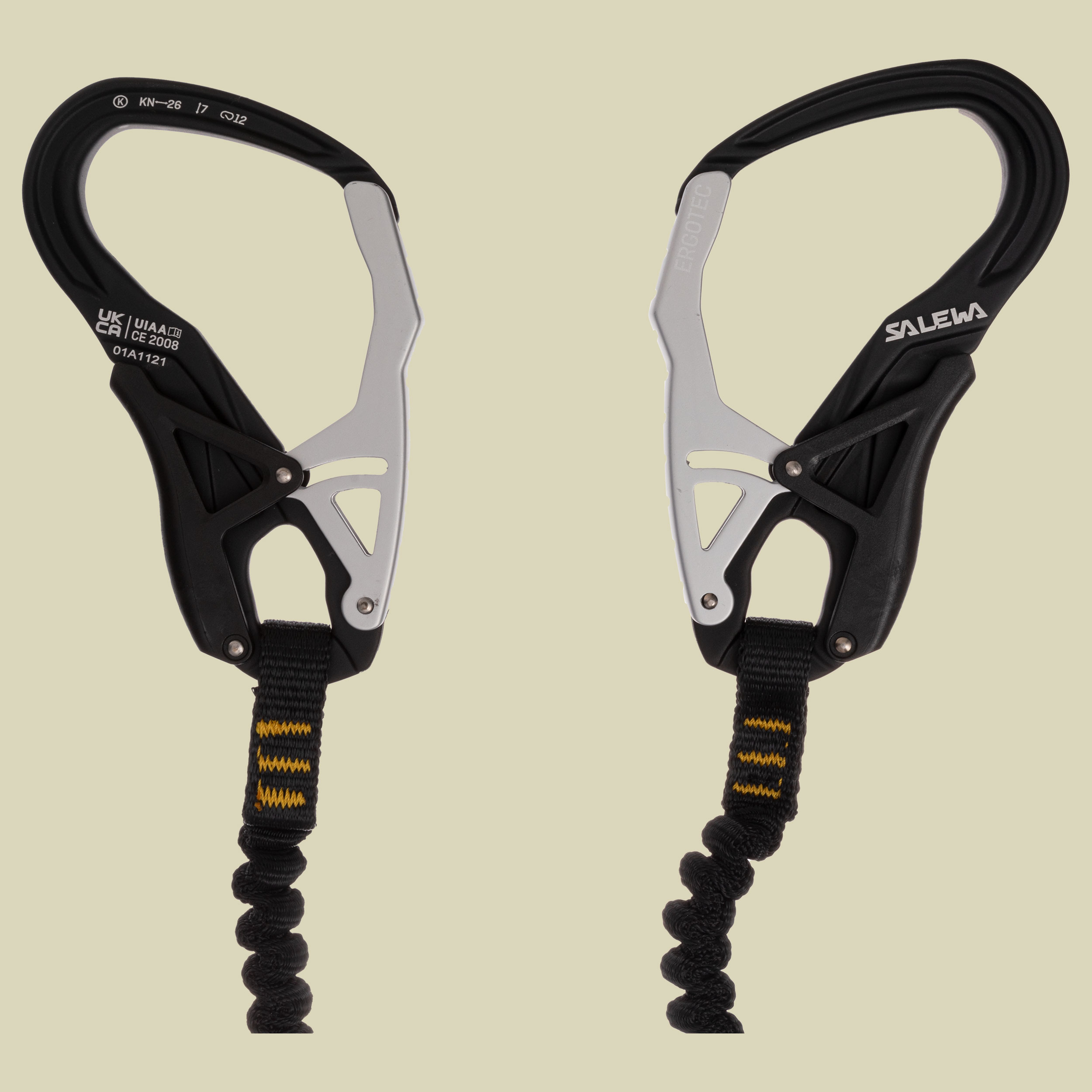 Set Via Ferrata Ergo Core Farbe black/yellow