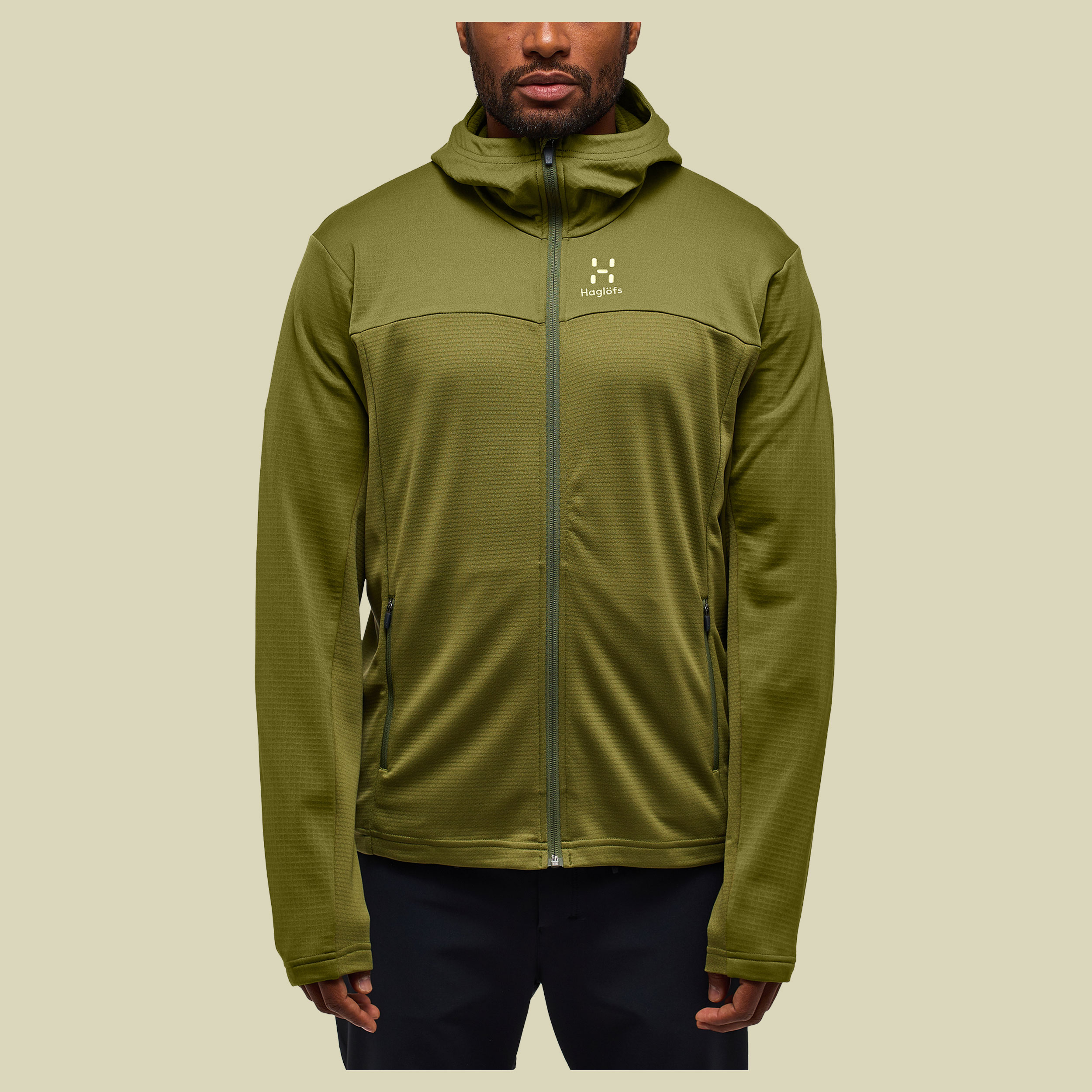 Lark Mid Hood Men Größe L  Farbe olive green
