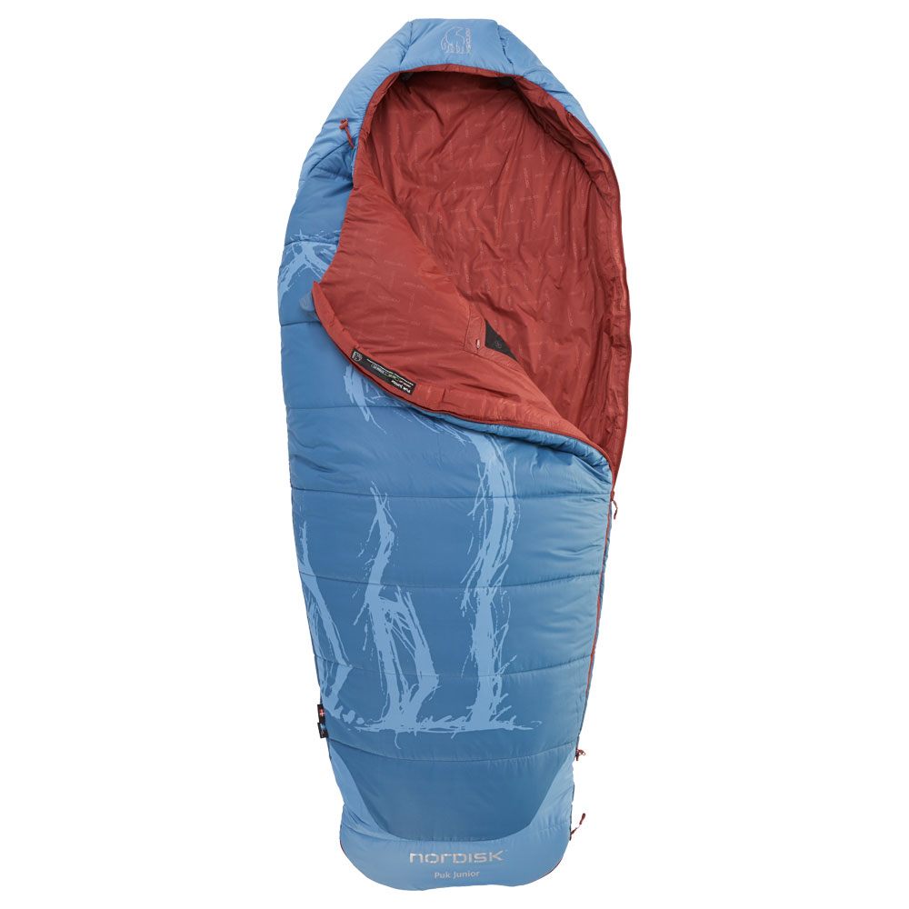 PUK Junior Sleeping Bag Körpergröße:130 bis 170 cm Farbe majolica blue