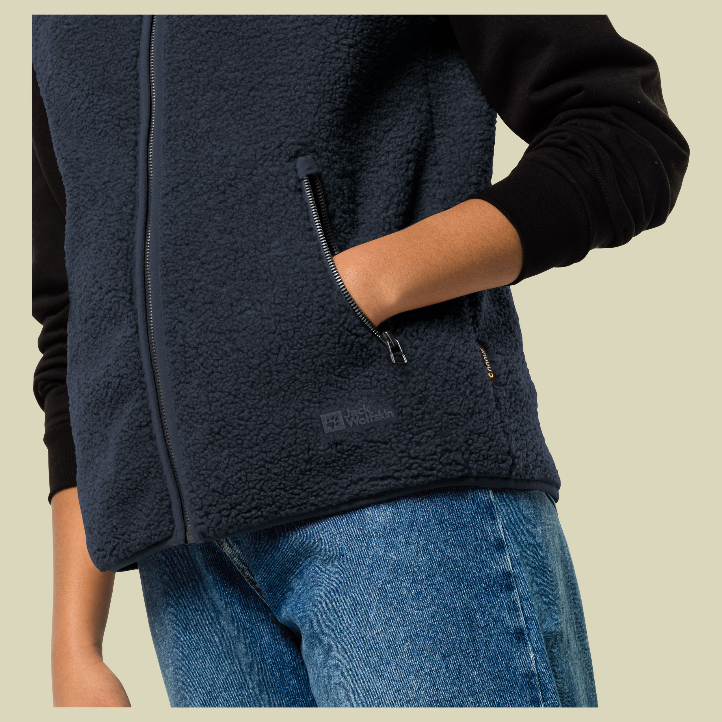 High Curl Vest Women night blue XL - night blue
