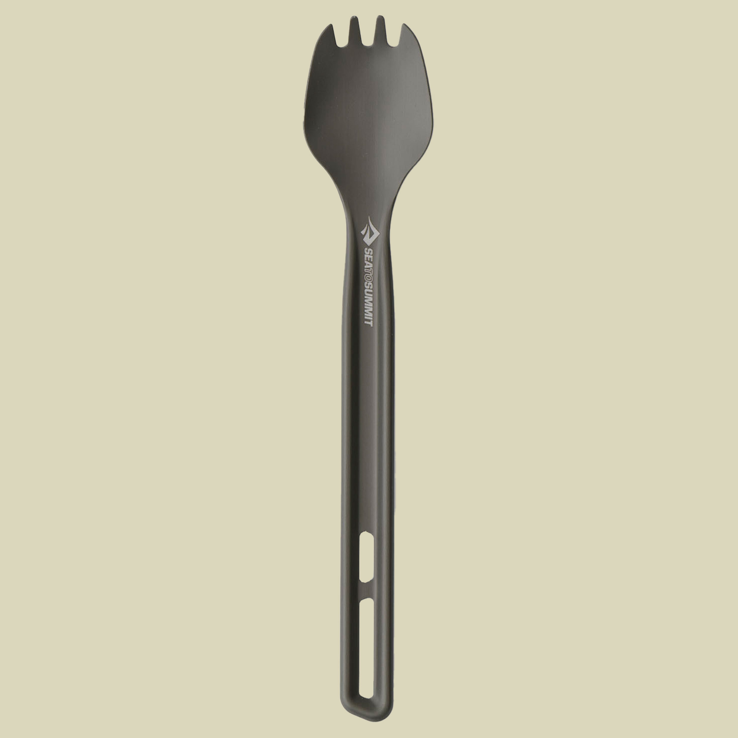 Frontier UL Long Handle Spork grau - aluminium hard anodised grey