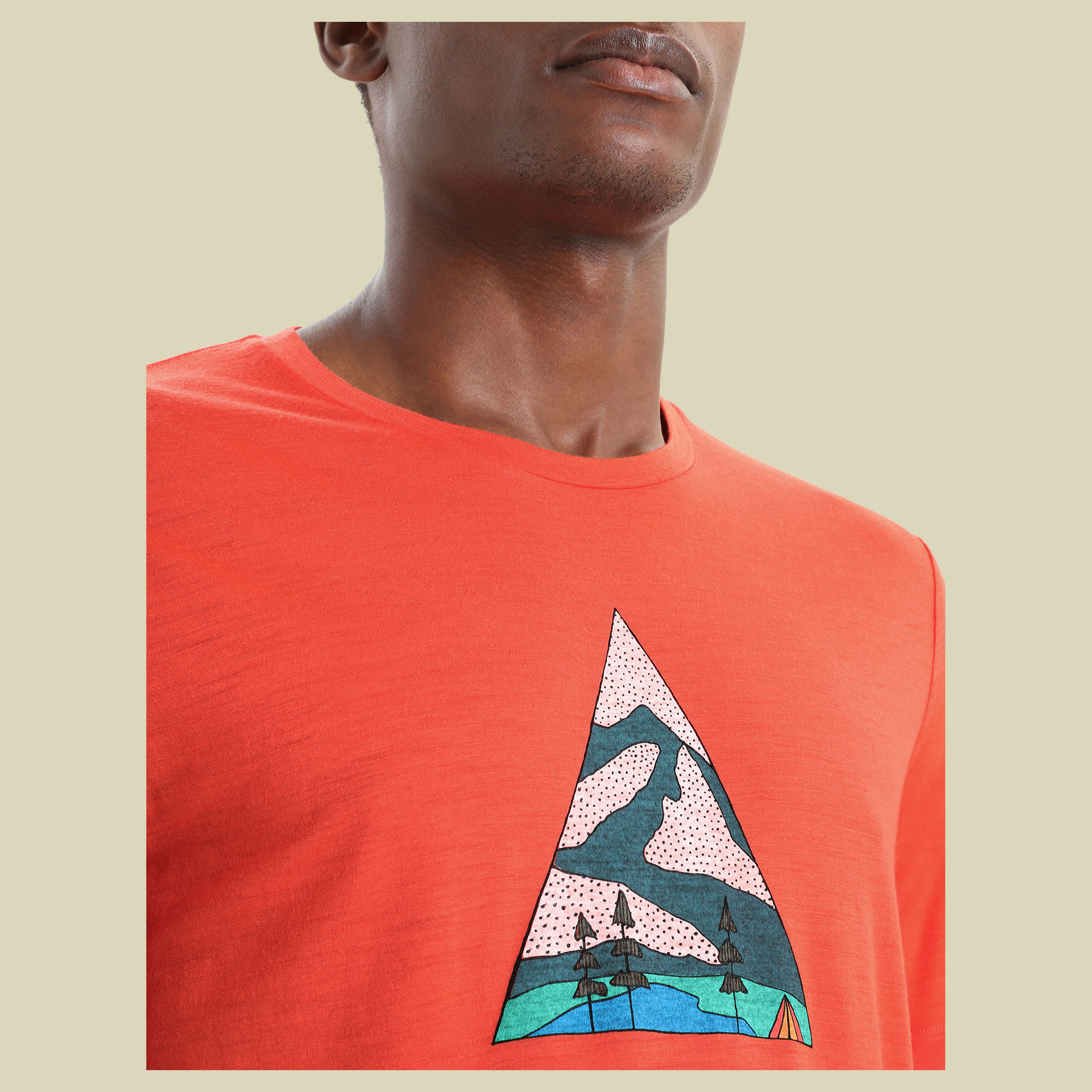 Tech Lite II SS Tee Men Motiv Größe L  Farbe camp grounds-vibrant earth