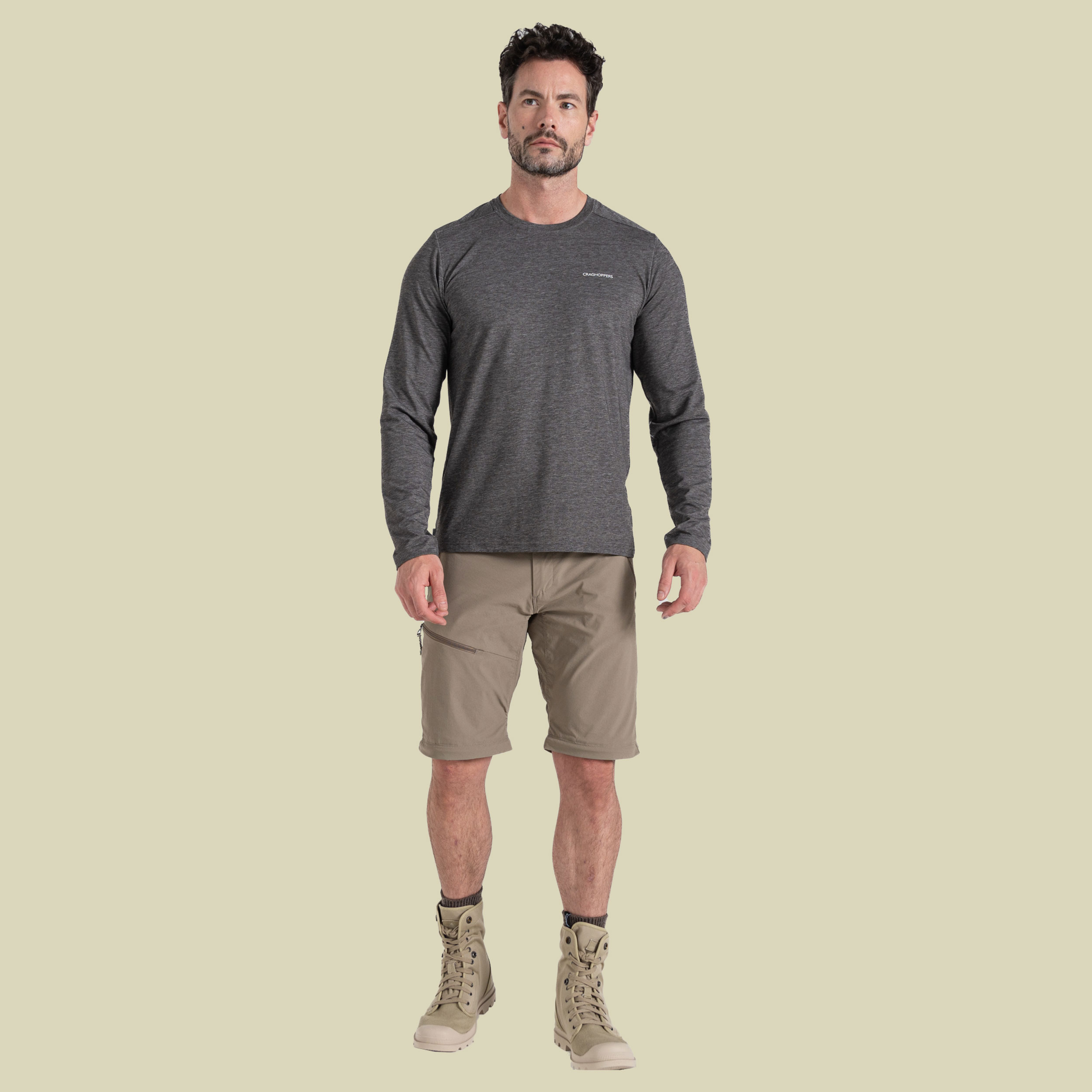 NosiLife Pro Convertible Trousers III Men braun 27 - pebble (38'')