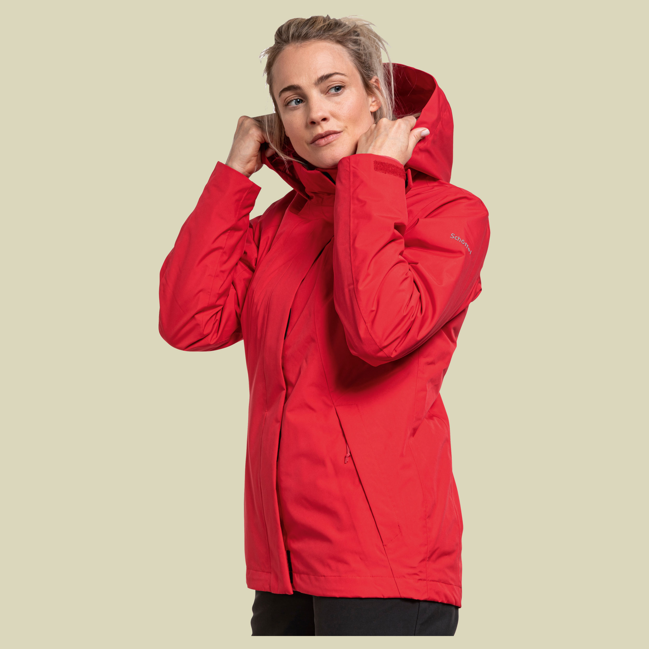 3in1 Jacket Partinello L Women Größe 36 Farbe toreador