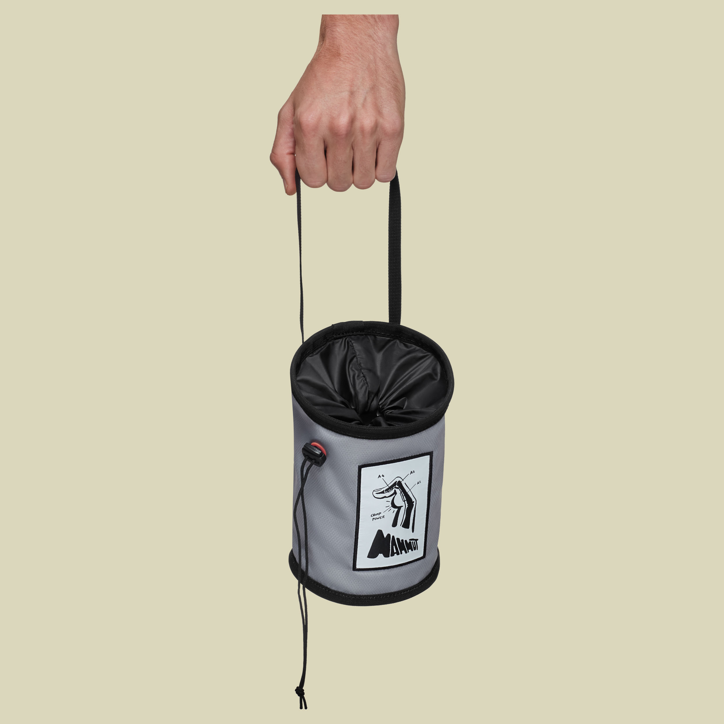 Gym Print Chalk Bag grau one size - alloy