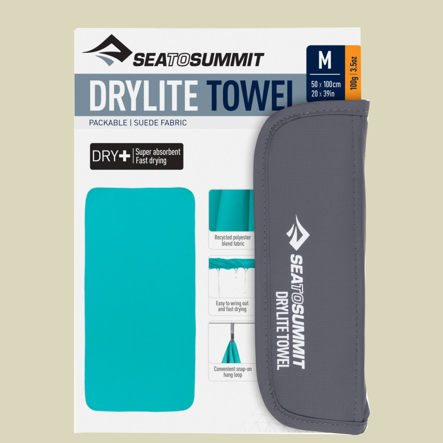 Drylite Towel Größe S Farbe baltic
