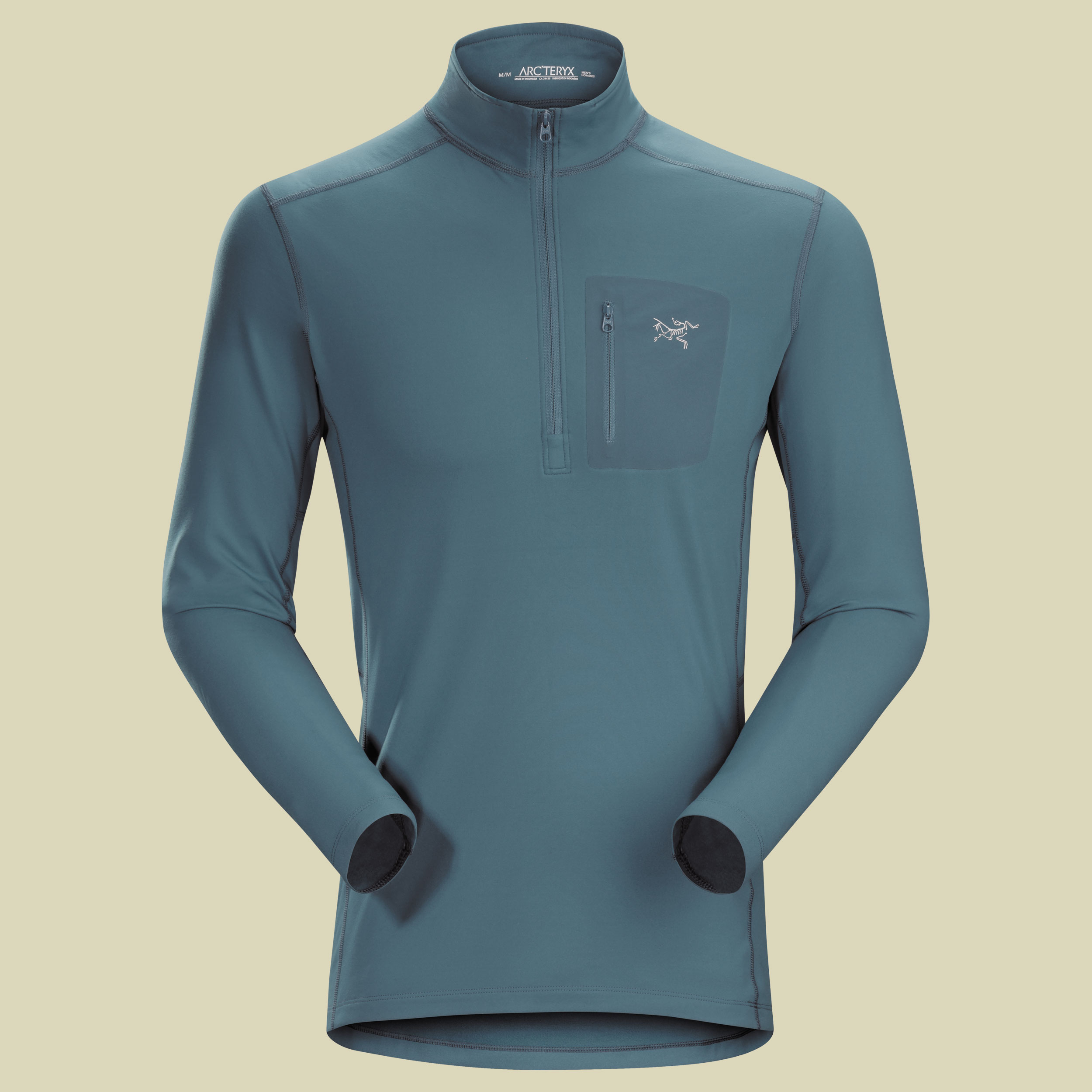 Rho LT Zip Neck Men Größe XXL Farbe neptune