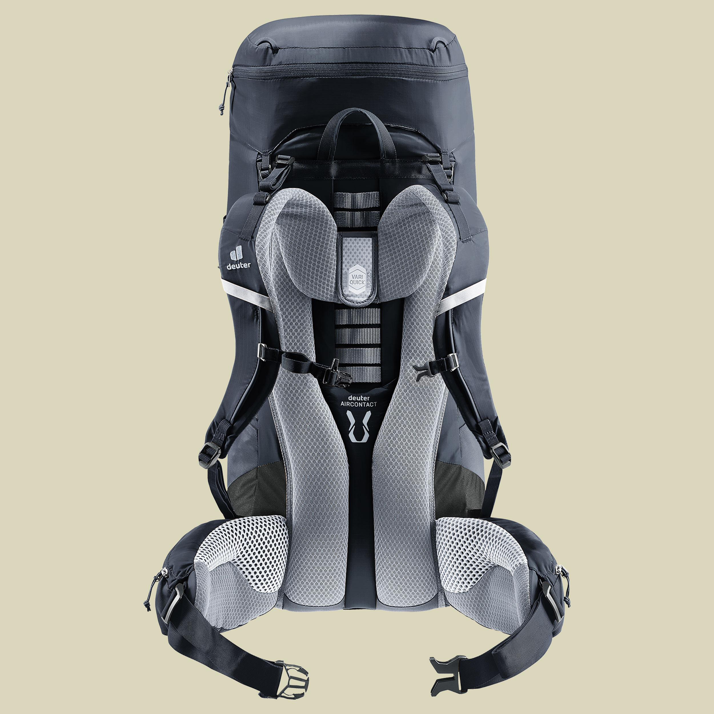 Aircontact Lite 50 + 10 schwarz 50 L + 10 l - black-graphite