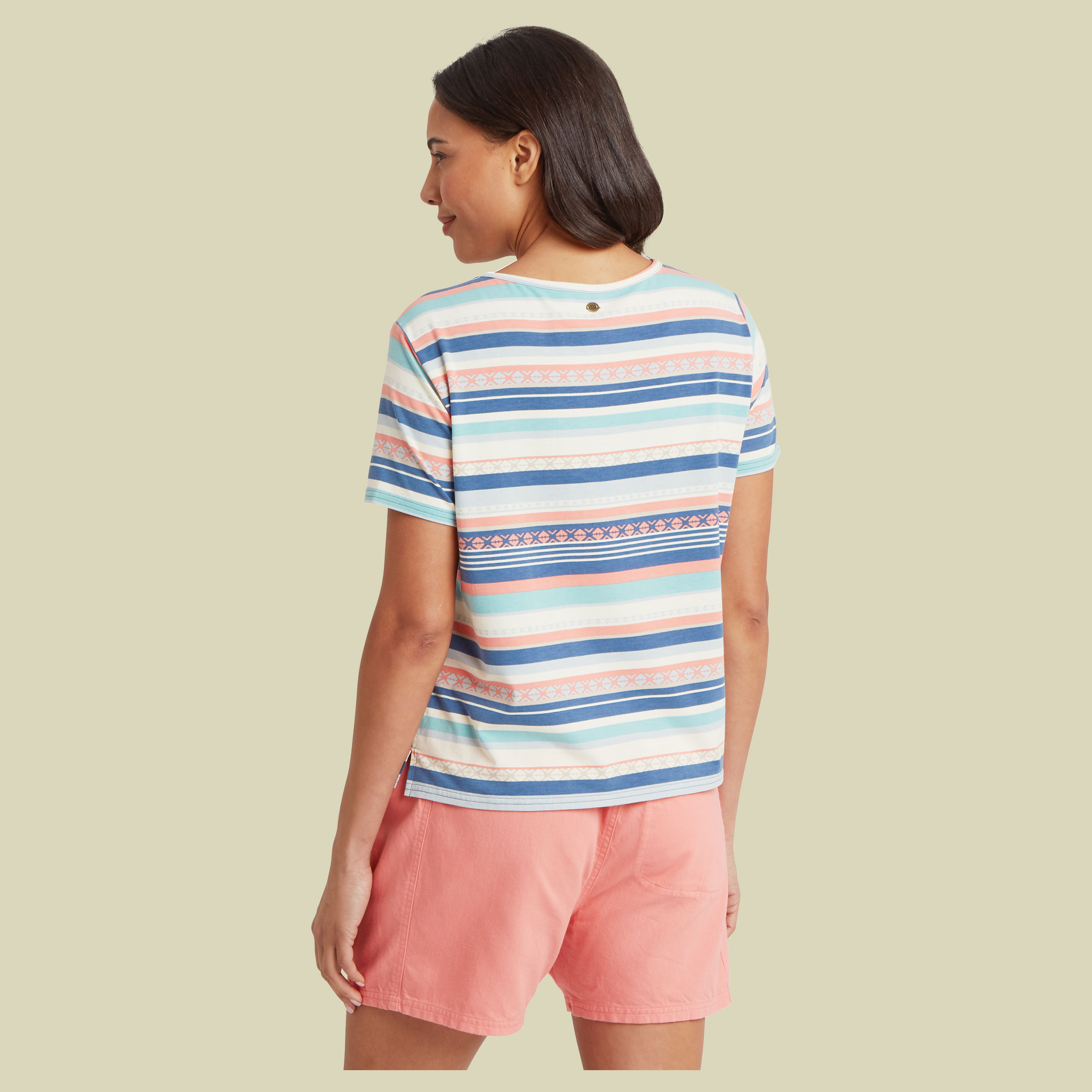 Nehha Relaxed Tee XL mehrfarbig 2 - Farbe seaport indreni