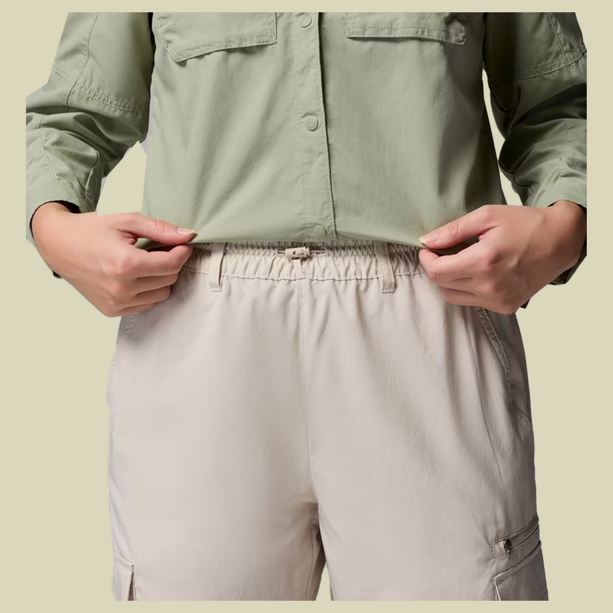 Skien Valley Cargo Pant Women XL beige - dark stone