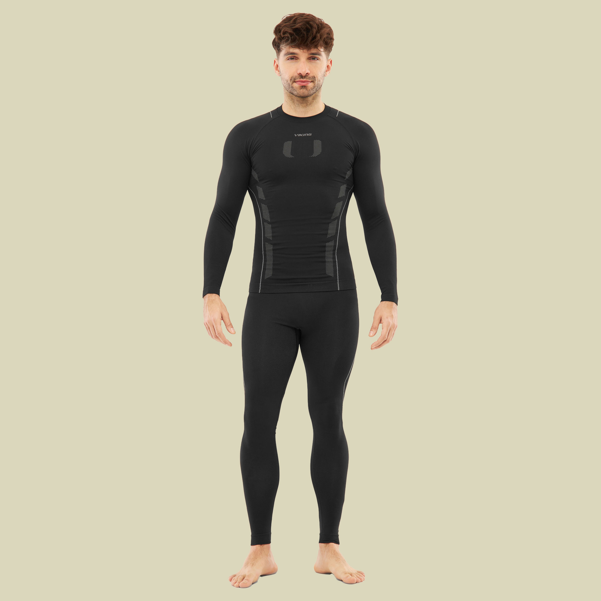 Base Layer Eiger2.0 Set Man XXL schwarz - Farbe black/grey