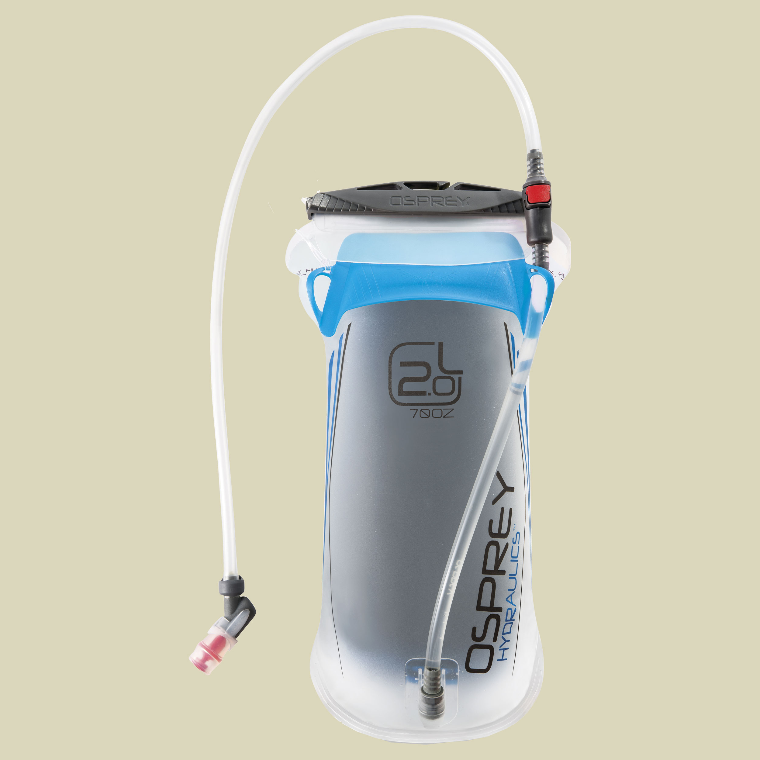Hydraulics 2L Reservoir Volumen 2 Liter blue