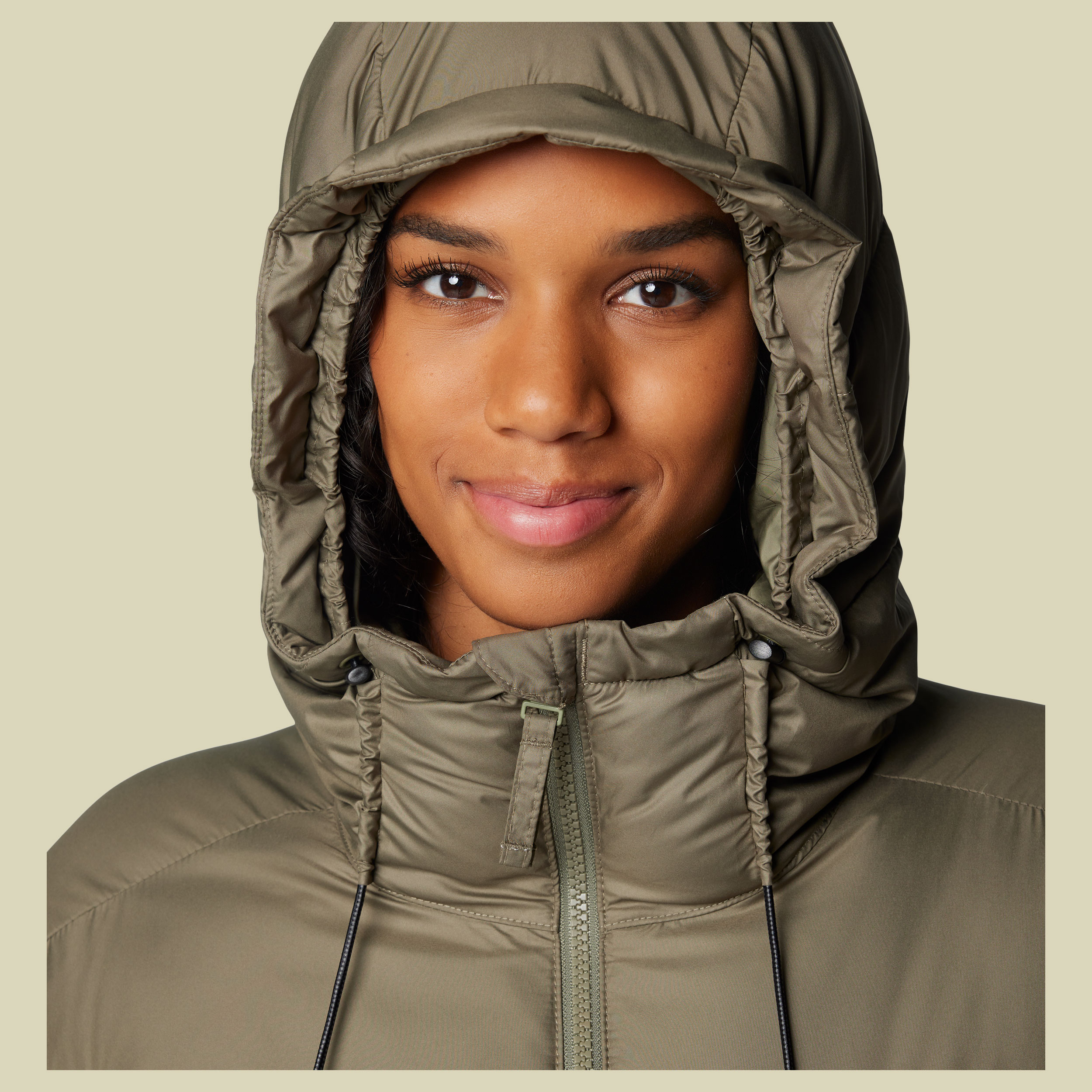 Pike Lake II Long Jacket Women S grün